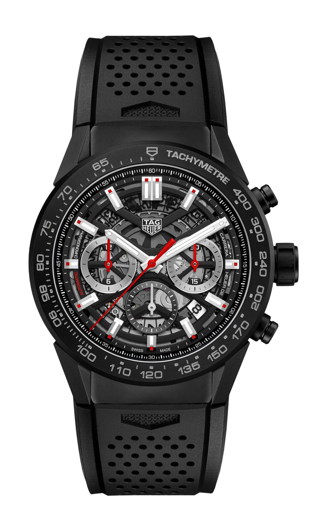TAG Heuer Carrera luxury timepiece - detailed view