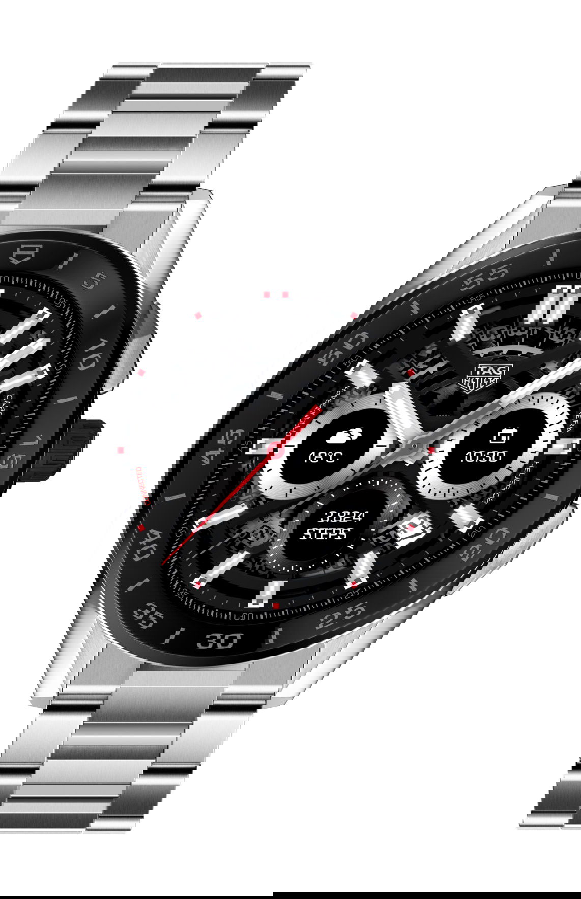 TAG Heuer Connected luxury timepiece - detailed view
