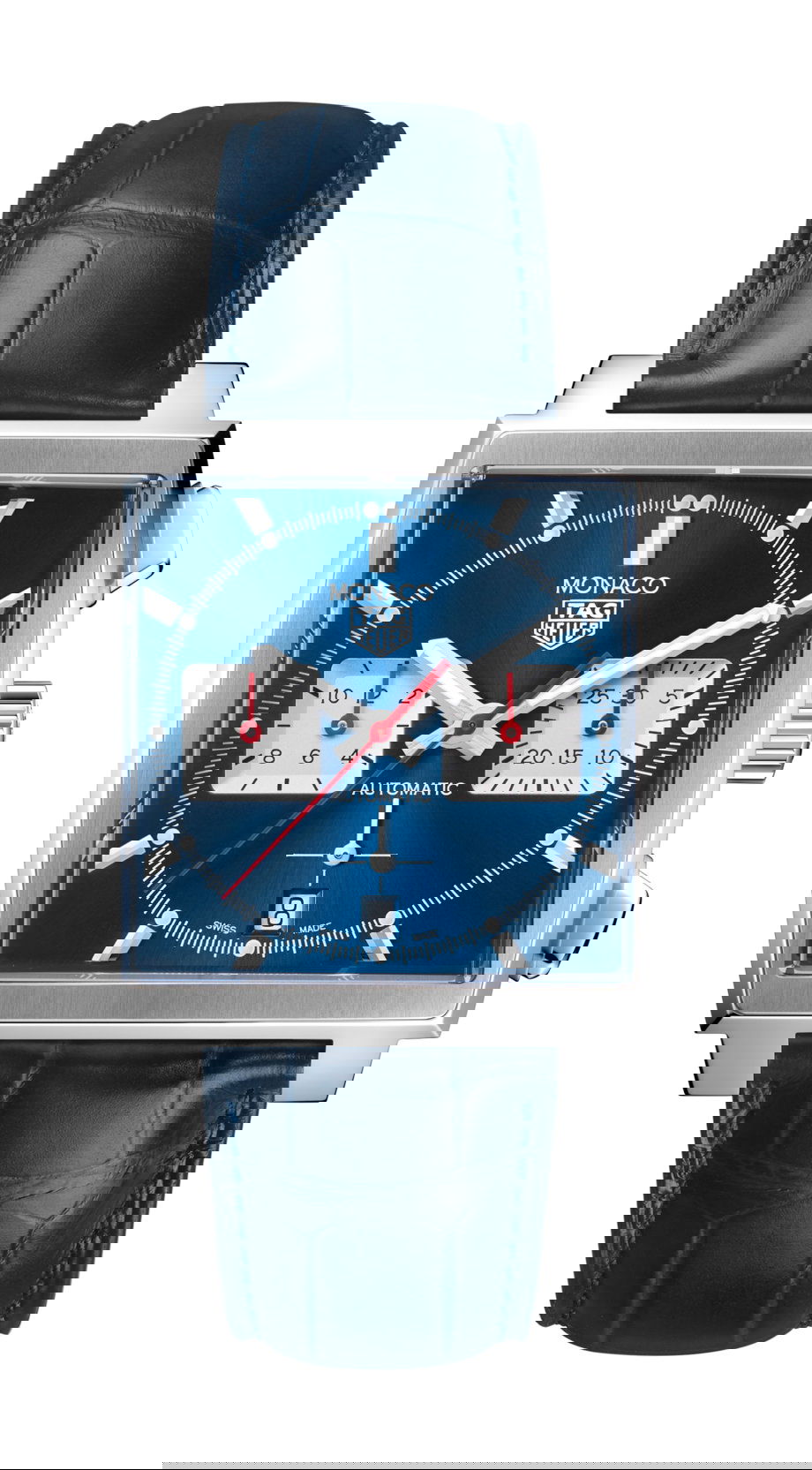 TAG Heuer Monaco luxury timepiece - detailed view
