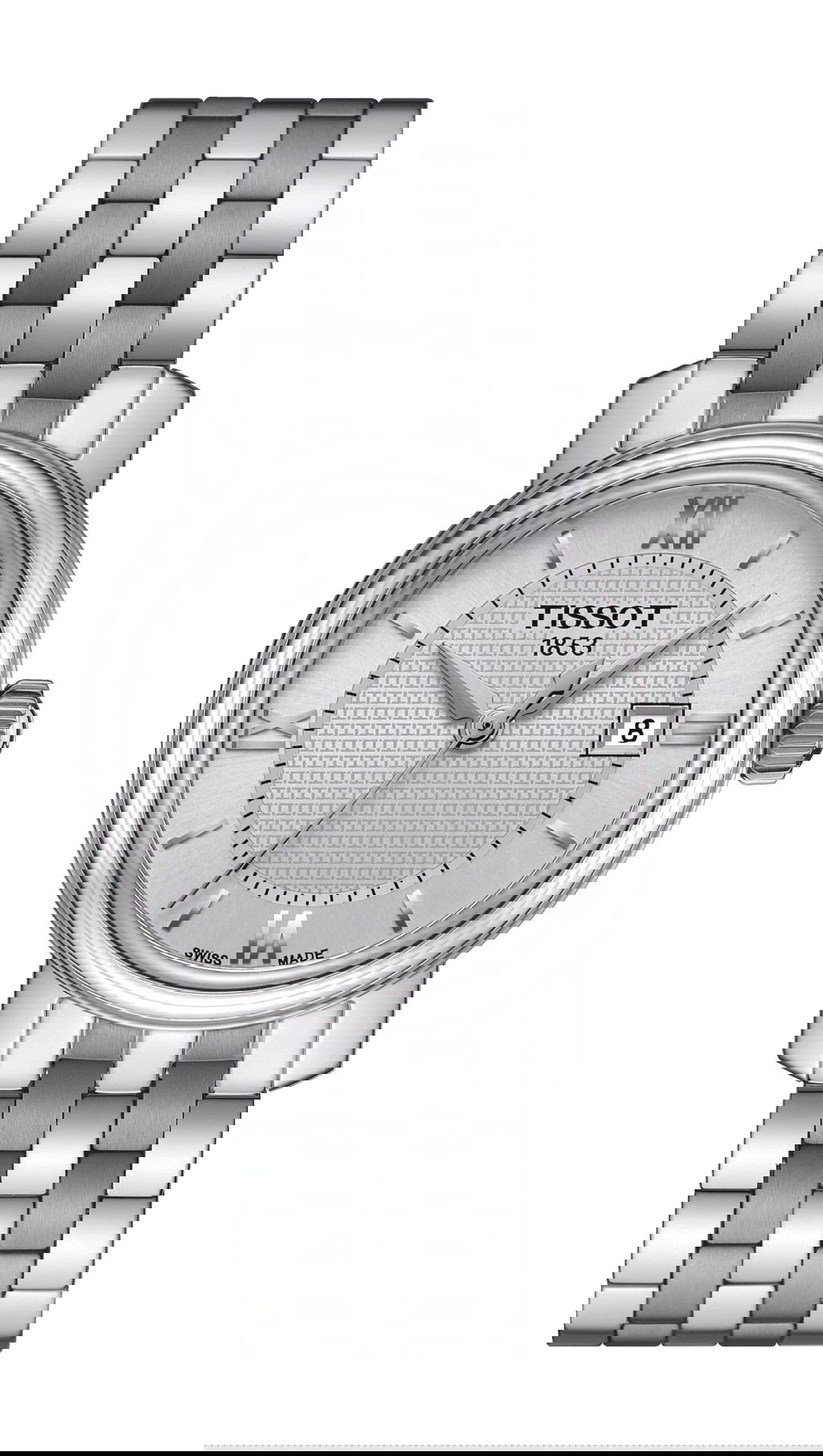 Tissot Bridgeport Lady luxury timepiece - detailed view
