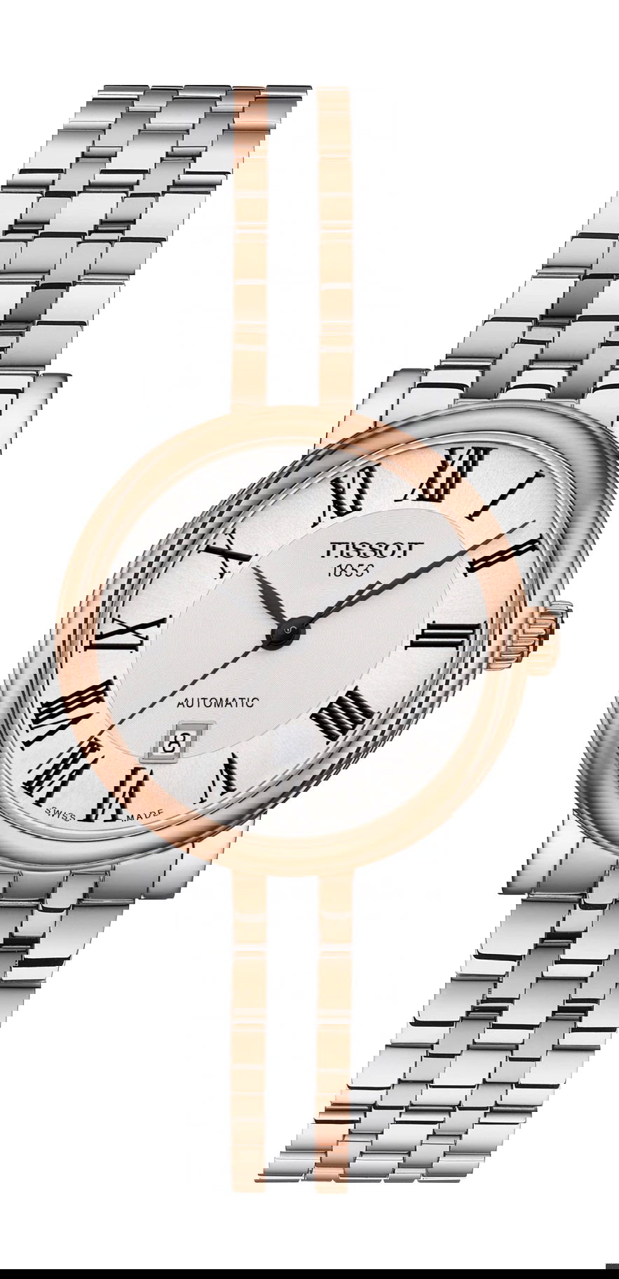Tissot Carson Premium Automatic lady luxury timepiece - detailed view