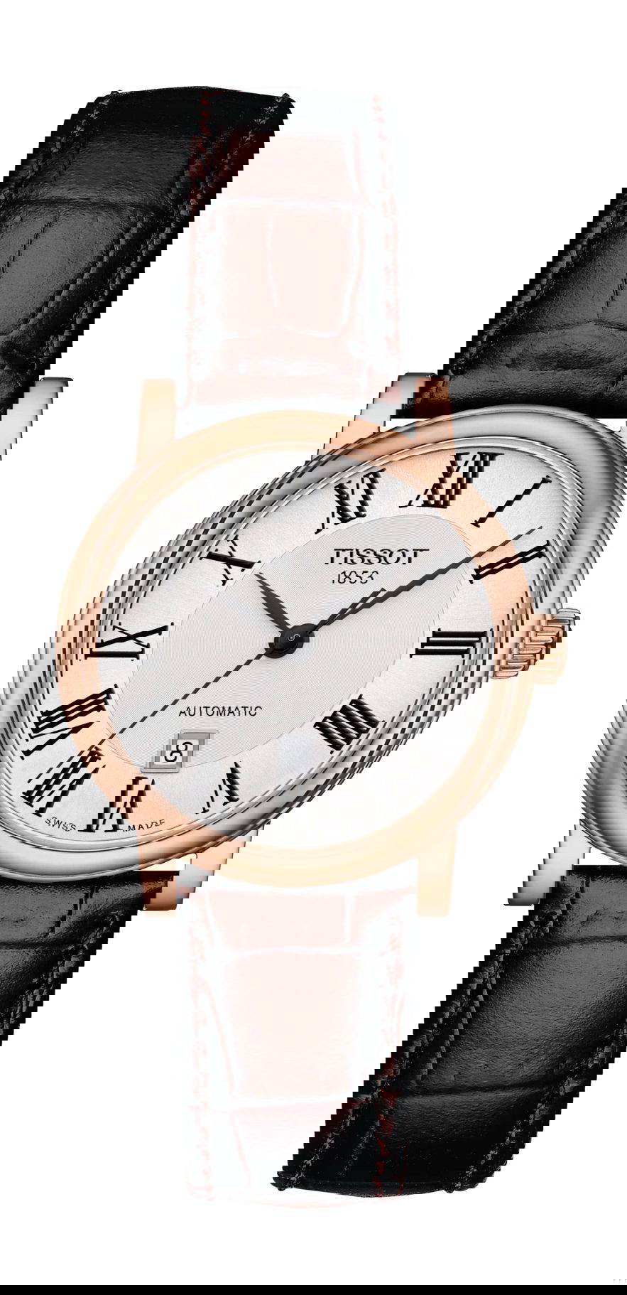 Tissot Carson Premium Automatic lady luxury timepiece - detailed view