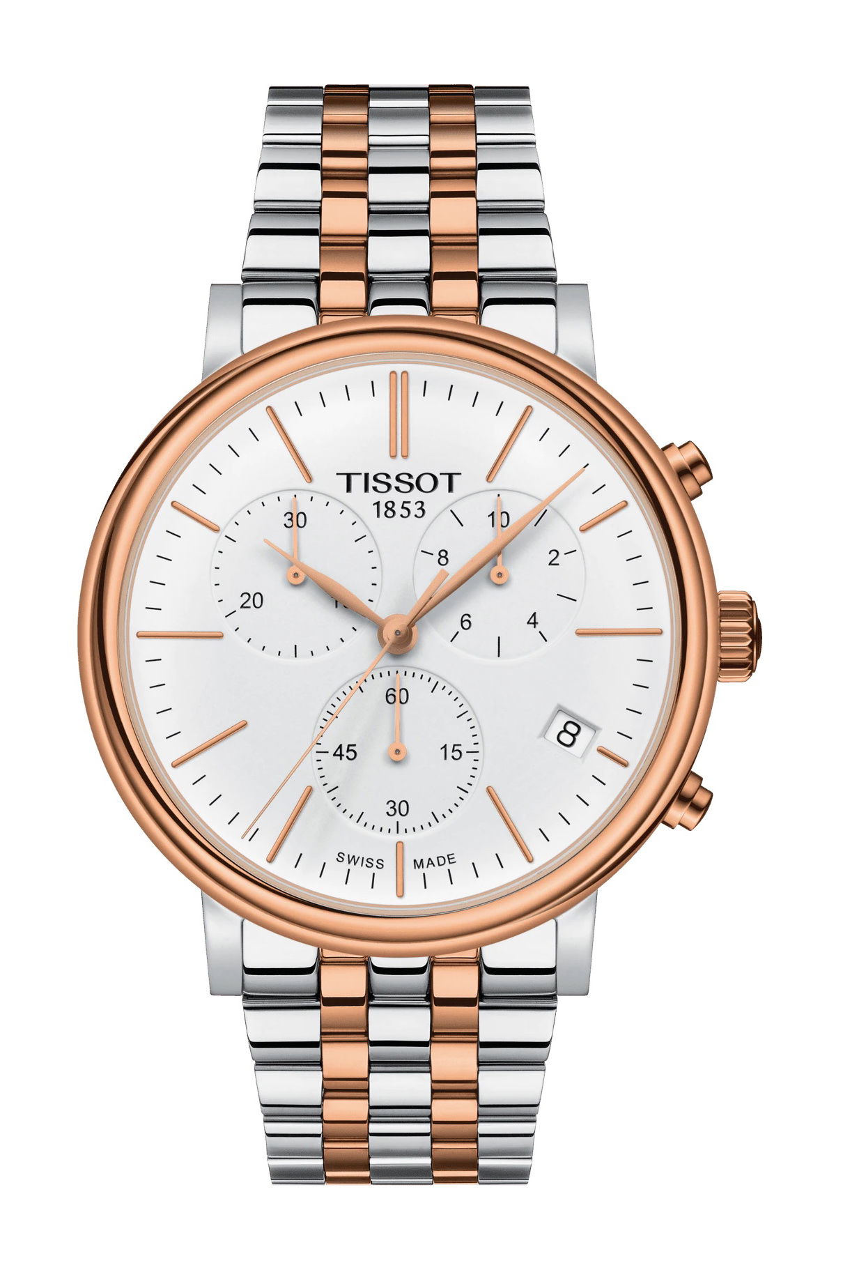 Tissot Carson Premium Chronograph luxury timepiece - detailed view