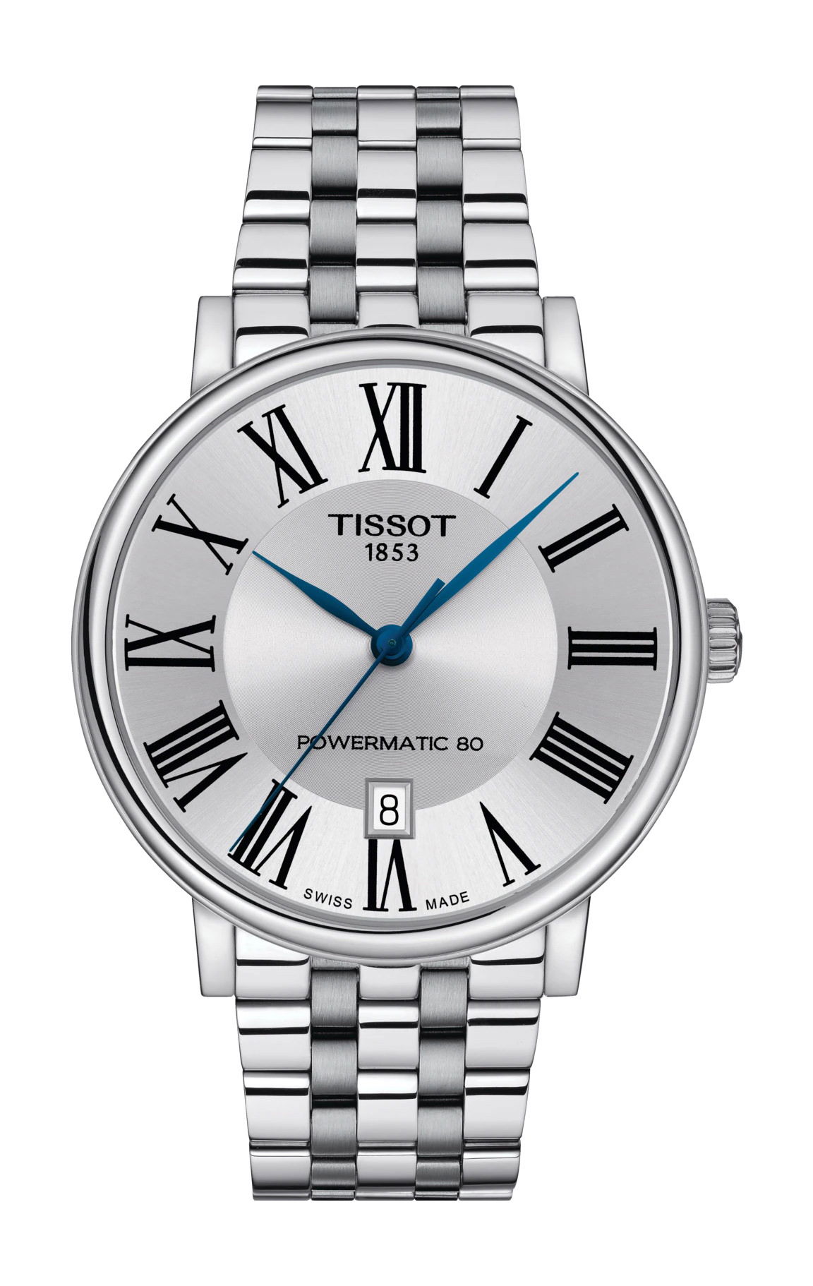 Tissot Carson Premium Powermatic 80 luxury timepiece - detailed view
