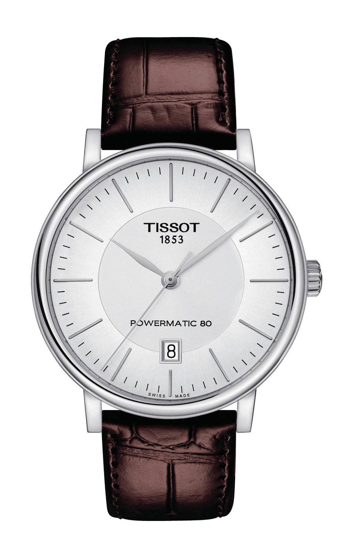 Tissot Carson Premium Powermatic 80 luxury timepiece - detailed view