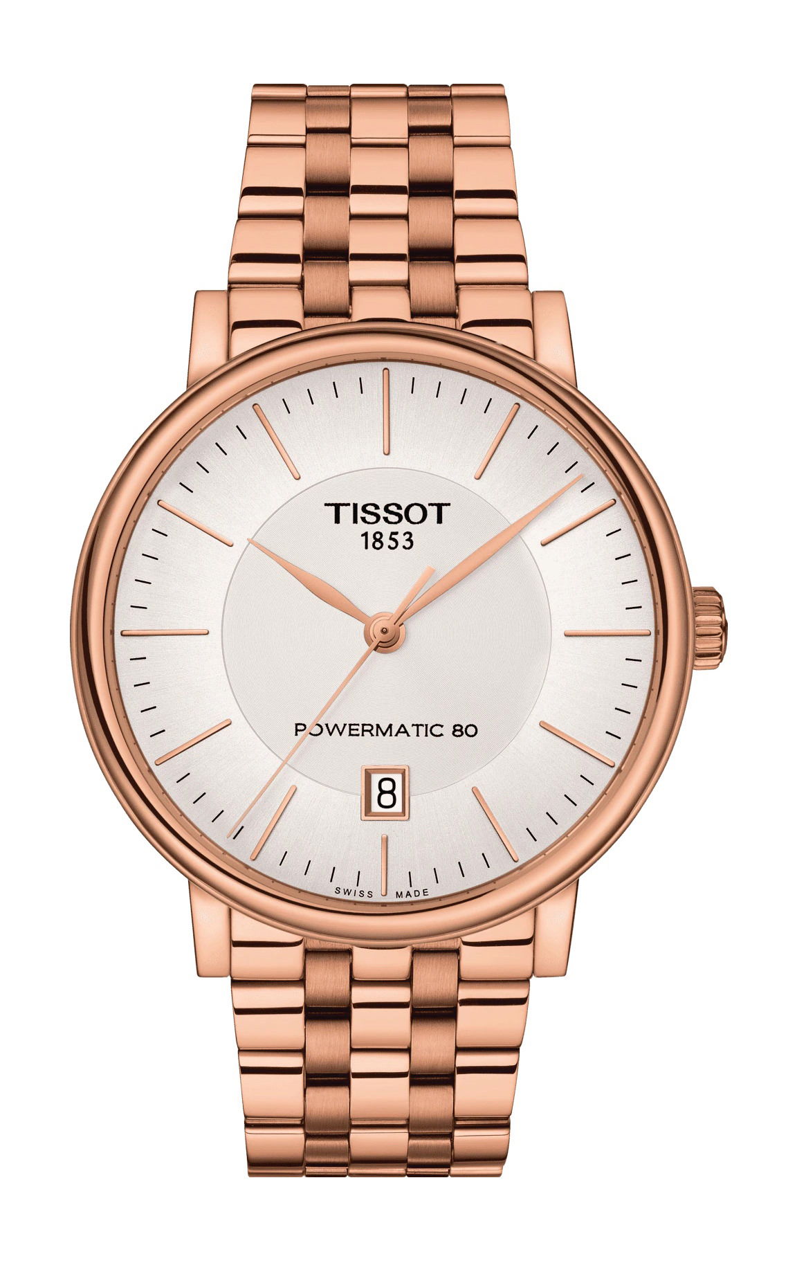 Tissot Carson Premium Powermatic 80 luxury timepiece - detailed view