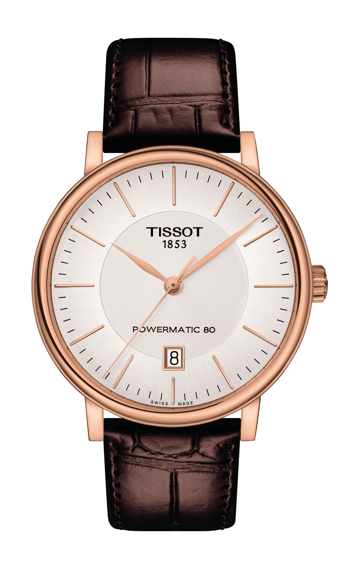 Tissot Carson Premium Powermatic 80 luxury timepiece - detailed view