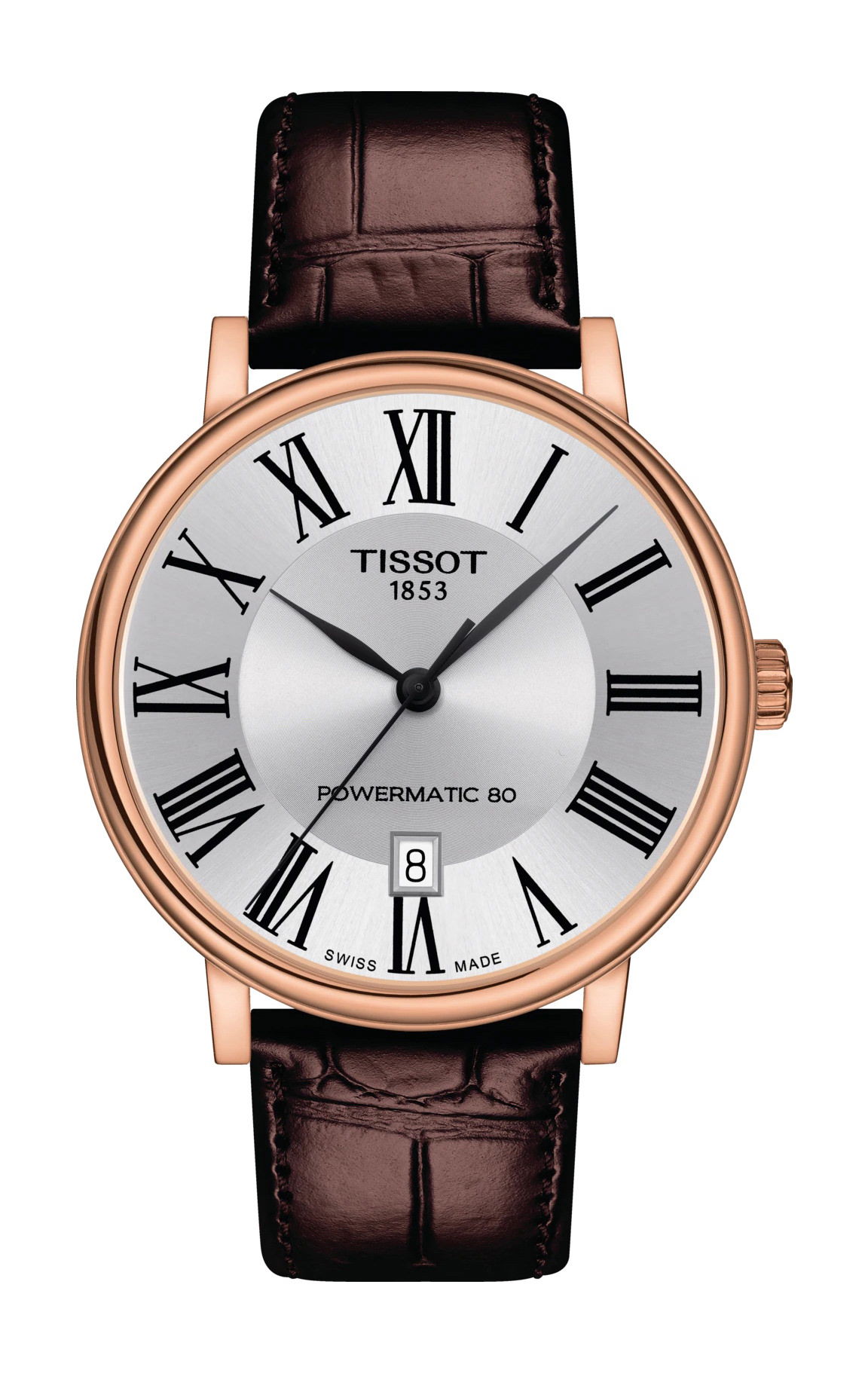 Tissot Carson Premium Powermatic 80 luxury timepiece - detailed view