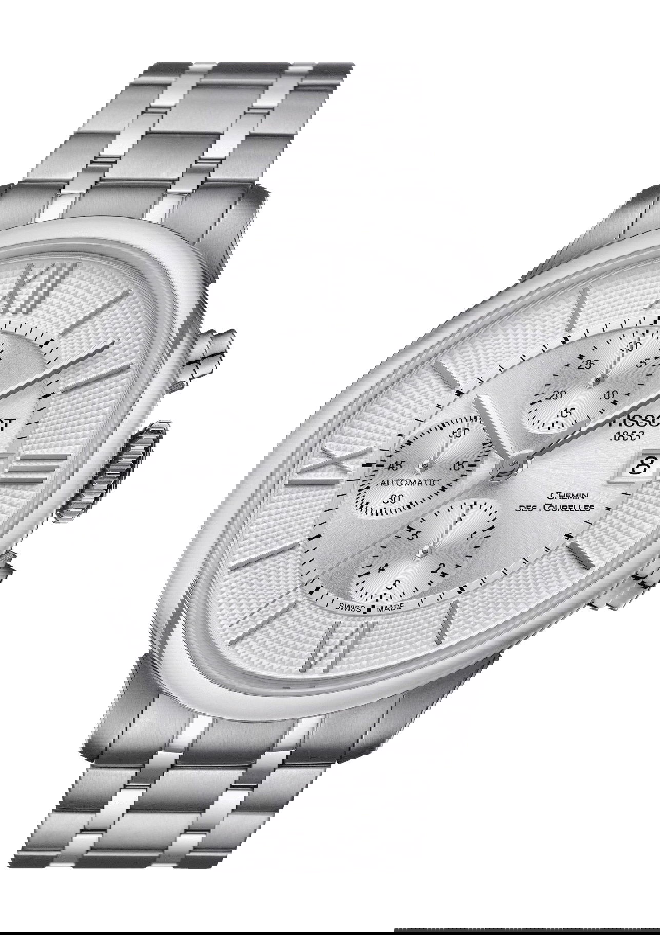 Tissot Chemin des Tourelles Automatic Chronograph luxury timepiece - detailed view