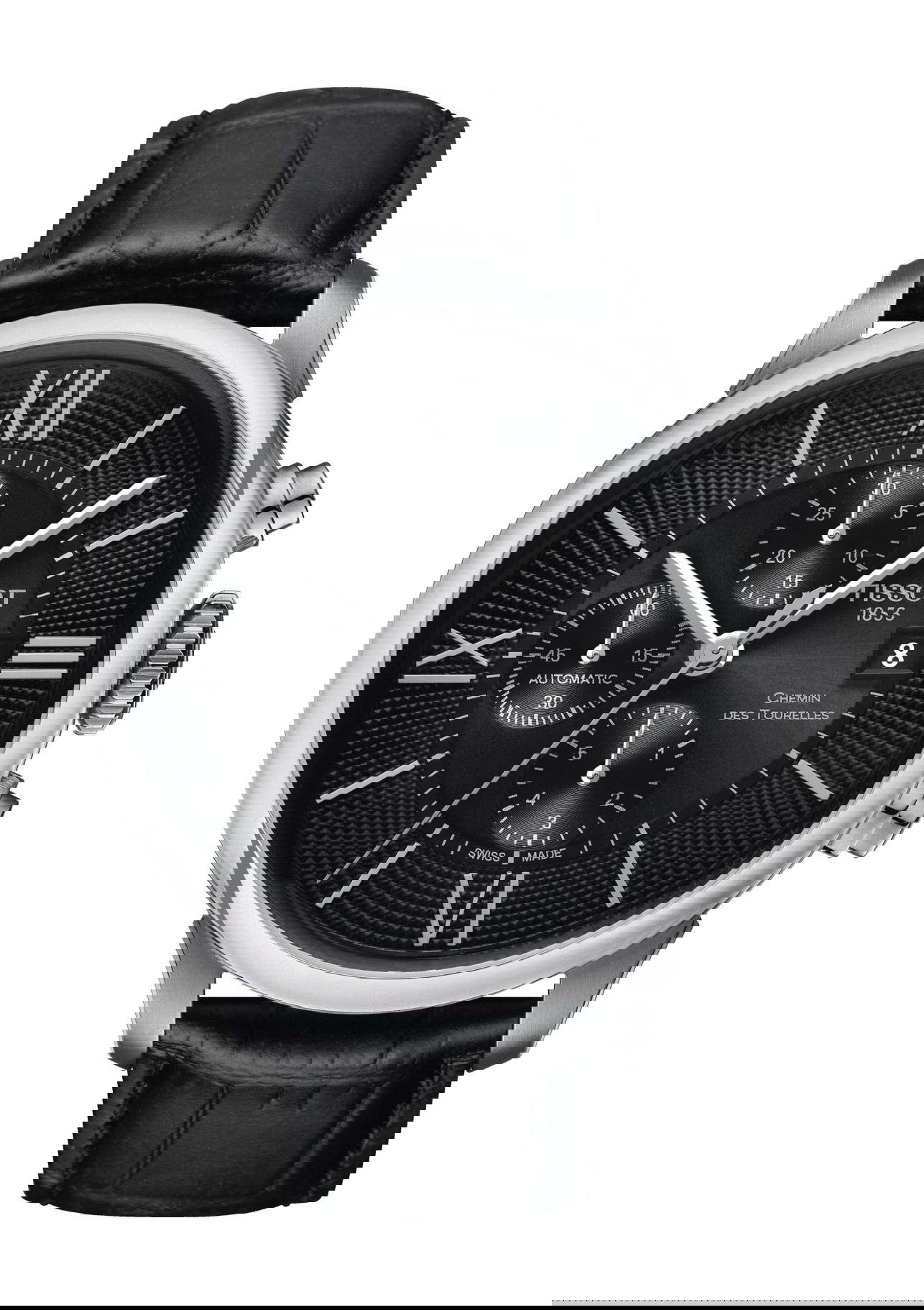Tissot Chemin des Tourelles Automatic Chronograph luxury timepiece - detailed view
