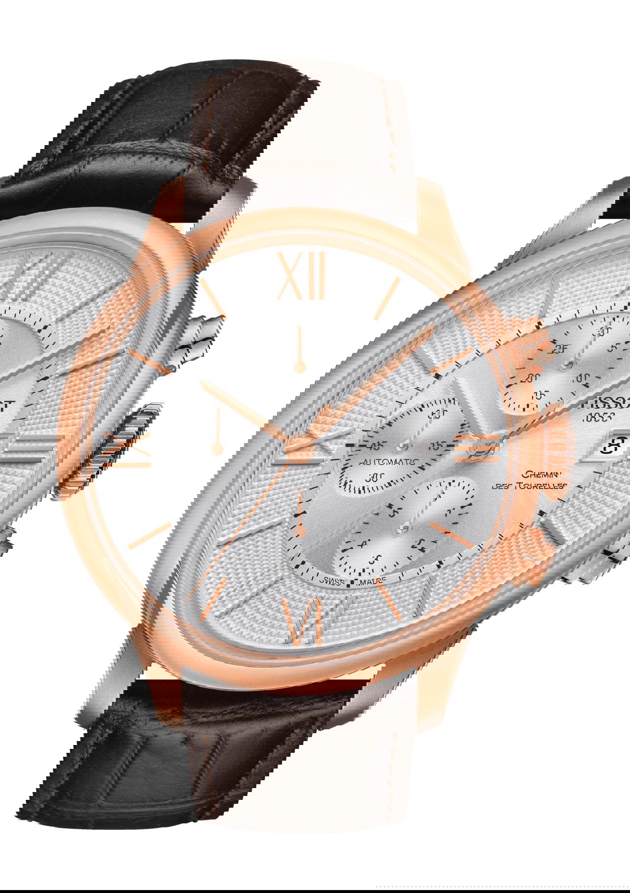Tissot Chemin des Tourelles Automatic Chronograph luxury timepiece - detailed view