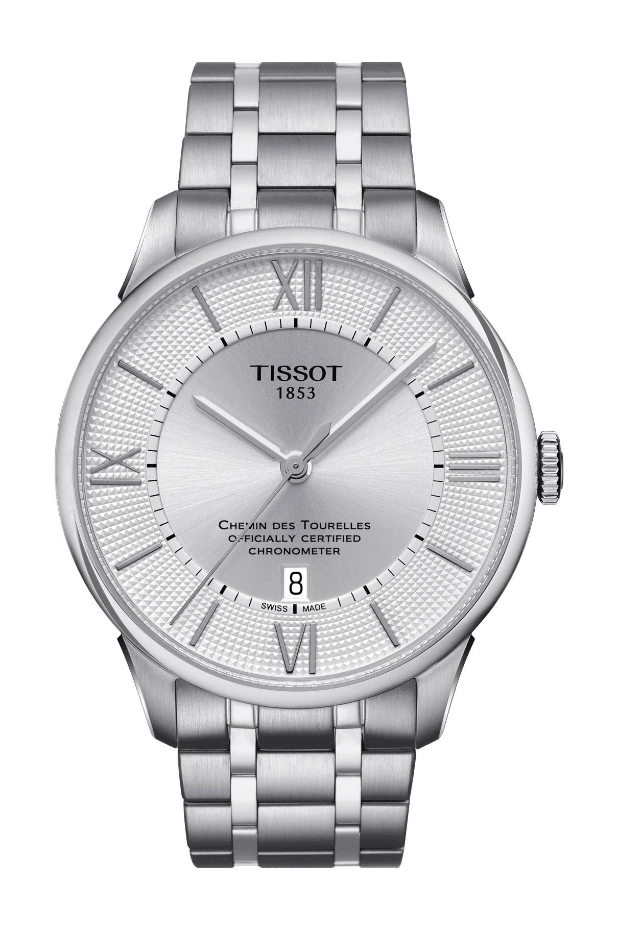 Tissot Chemin des Tourelles Powermatic 80 COSC luxury timepiece - detailed view