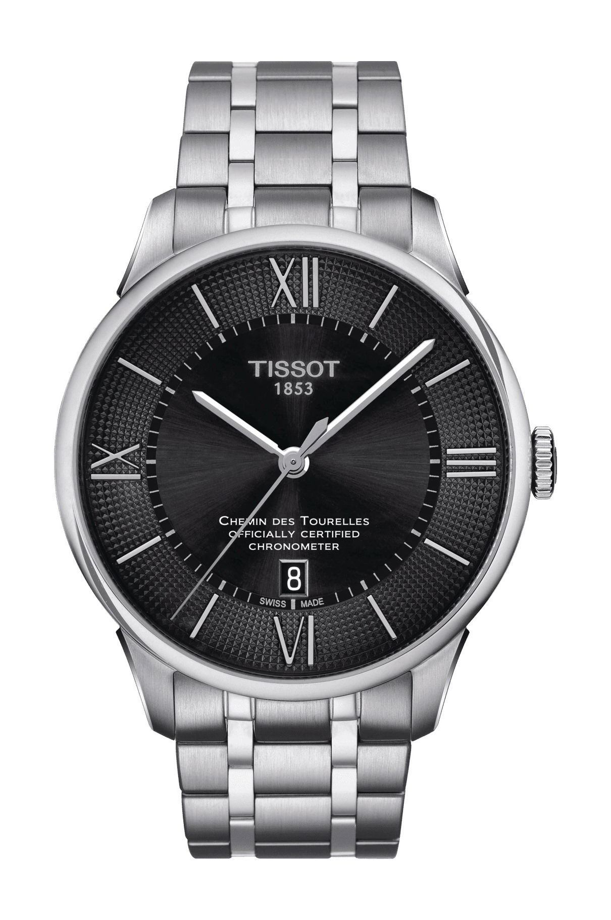 Tissot Chemin des Tourelles Powermatic 80 COSC luxury timepiece - detailed view