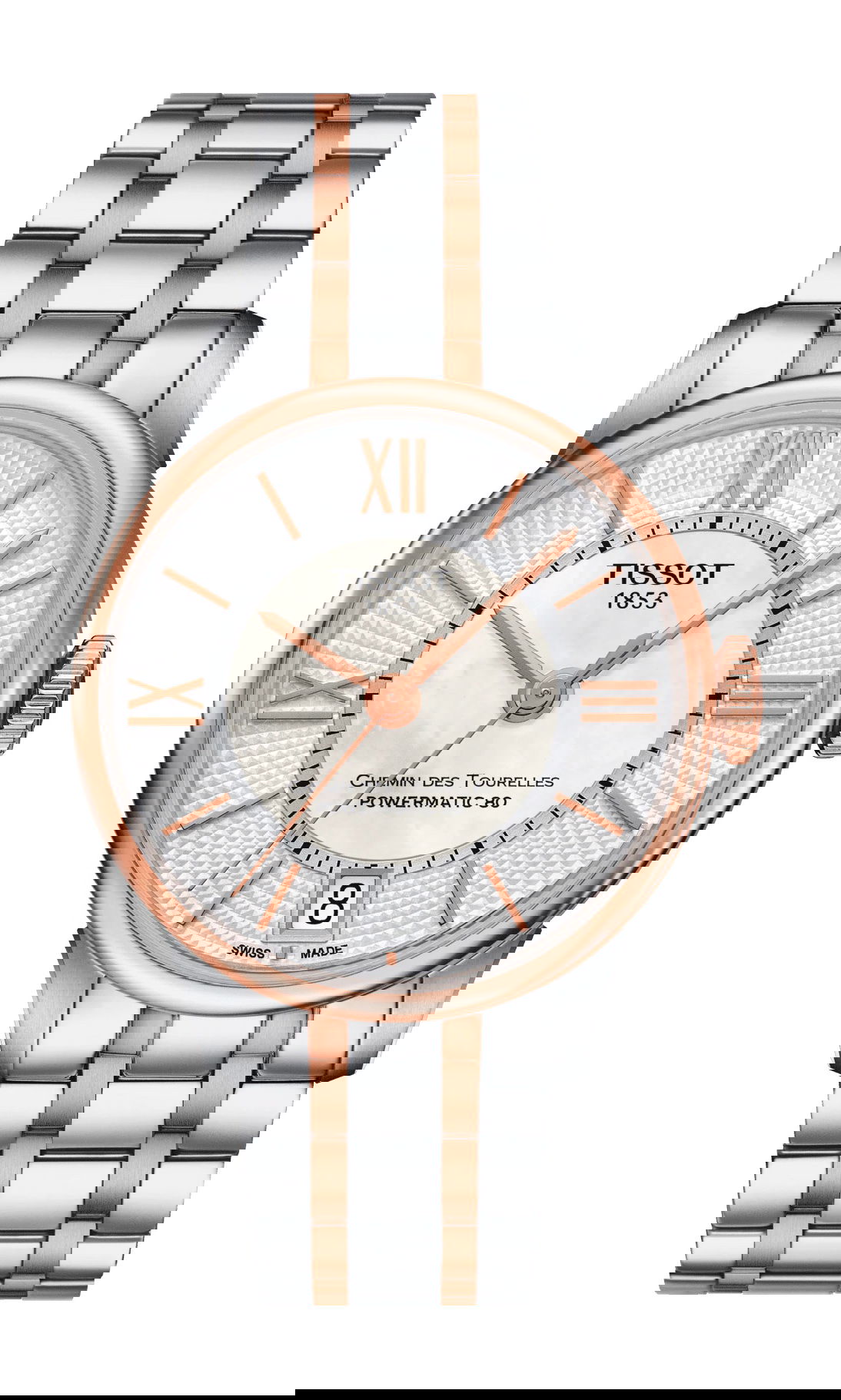 Tissot Chemin des Tourelles Powermatic 80 Lady luxury timepiece - detailed view