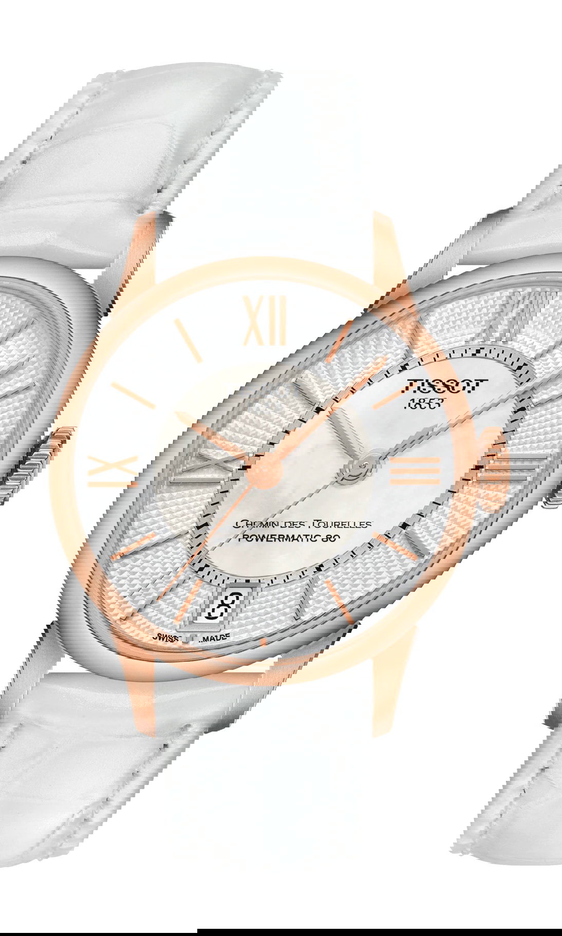 Tissot Chemin des Tourelles Powermatic 80 Lady luxury timepiece - detailed view