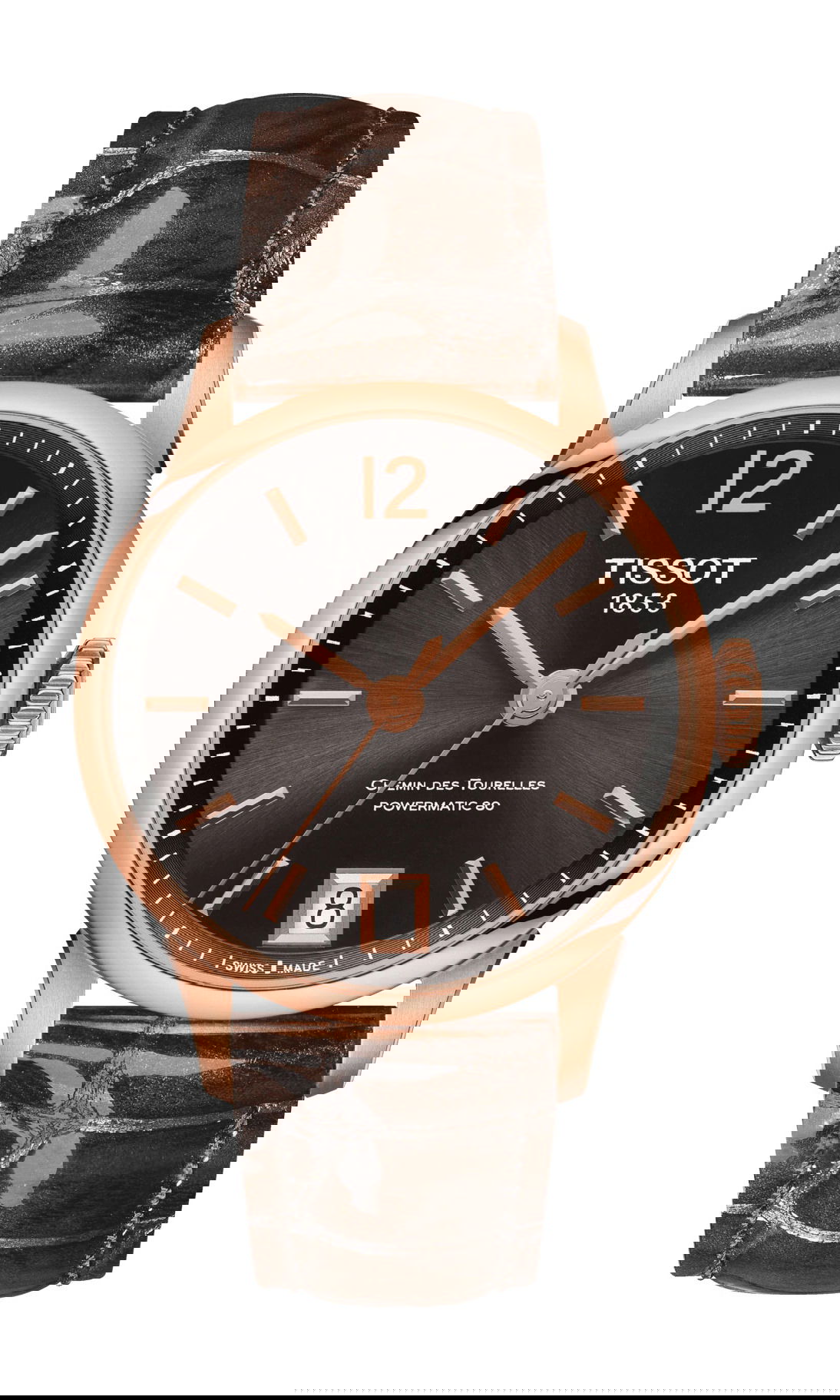 Tissot Chemin des Tourelles Powermatic 80 Lady luxury timepiece - detailed view