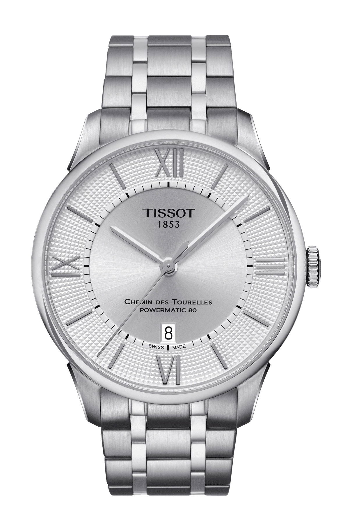 Tissot Chemin des Tourelles Powermatic 80 luxury timepiece - detailed view