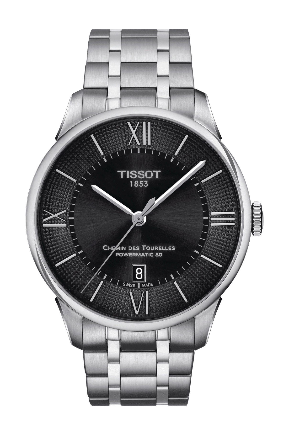 Tissot Chemin des Tourelles Powermatic 80 luxury timepiece - detailed view