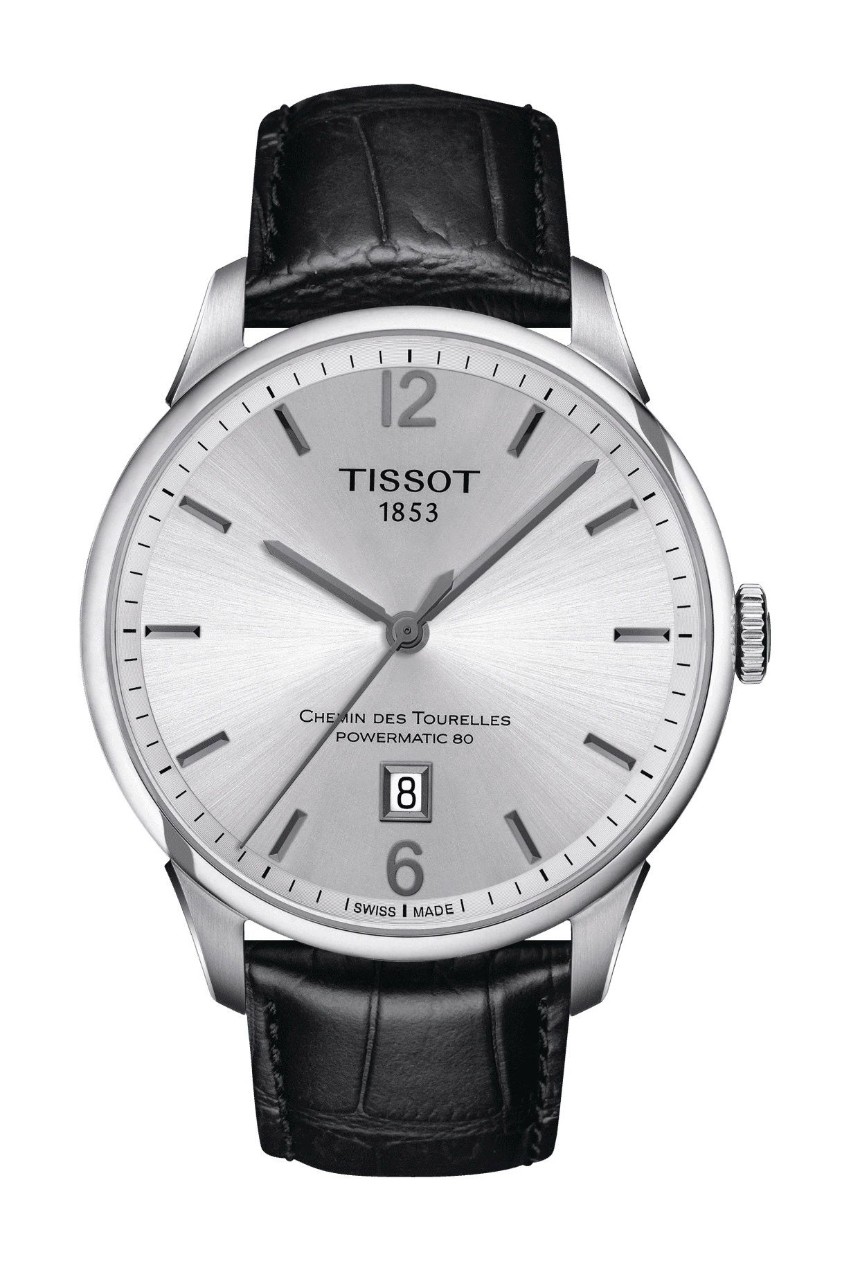 Tissot Chemin des Tourelles Powermatic 80 luxury timepiece - detailed view
