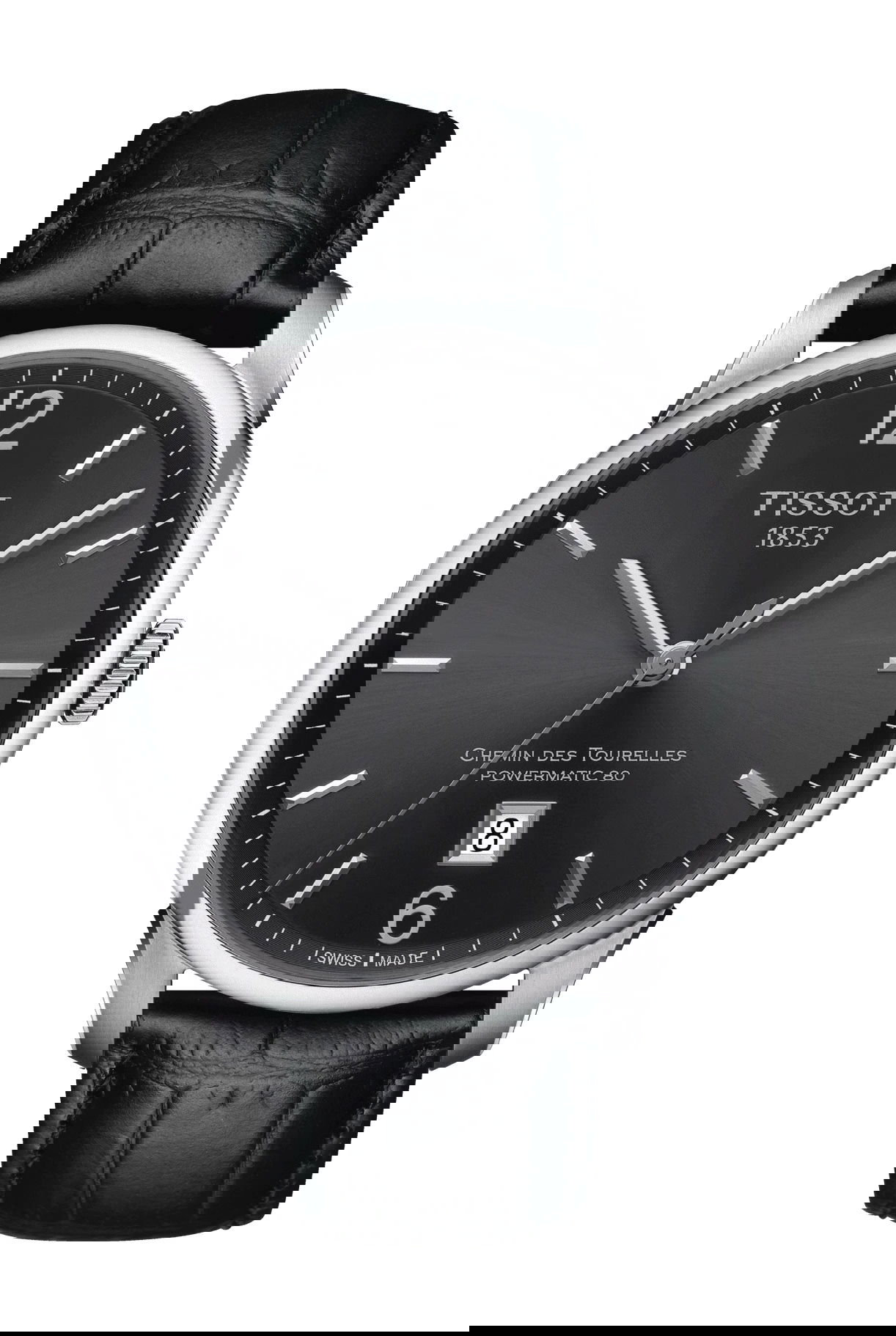 Tissot Chemin des Tourelles Powermatic 80 luxury timepiece - detailed view