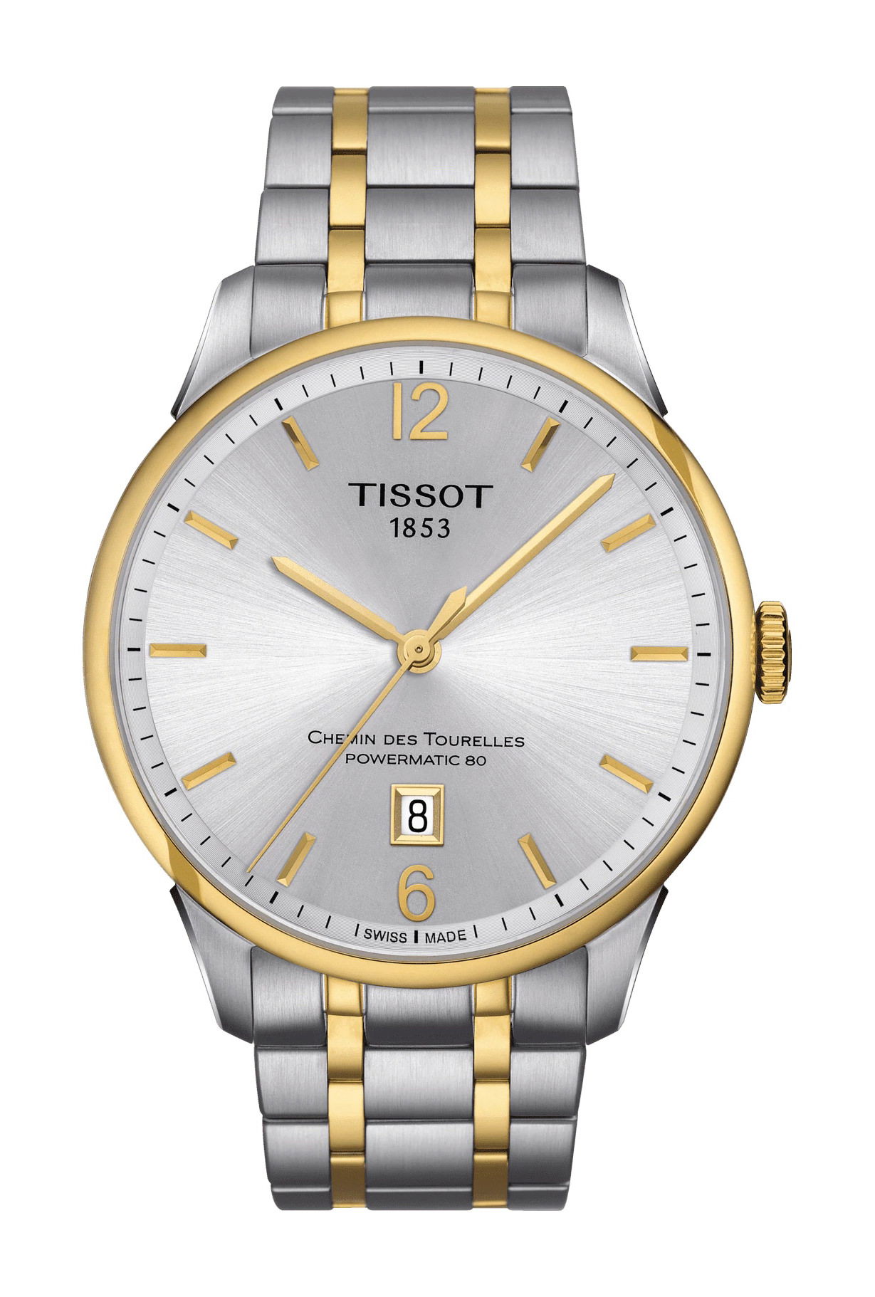 Tissot Chemin des Tourelles Powermatic 80 luxury timepiece - detailed view