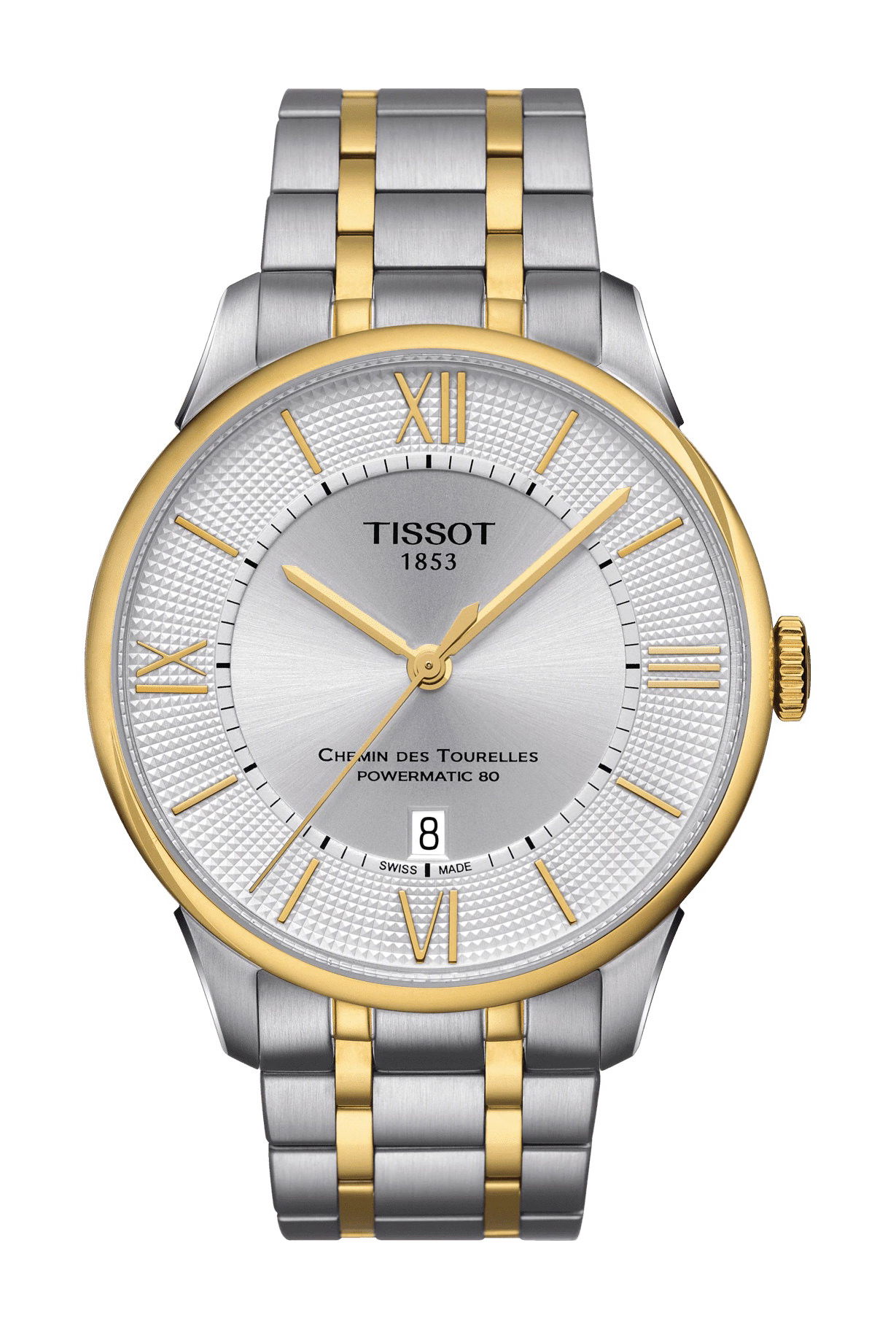 Tissot Chemin des Tourelles Powermatic 80 luxury timepiece - detailed view