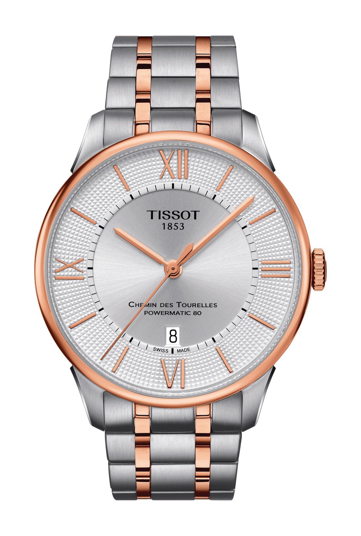 Tissot Chemin des Tourelles Powermatic 80 luxury timepiece - detailed view