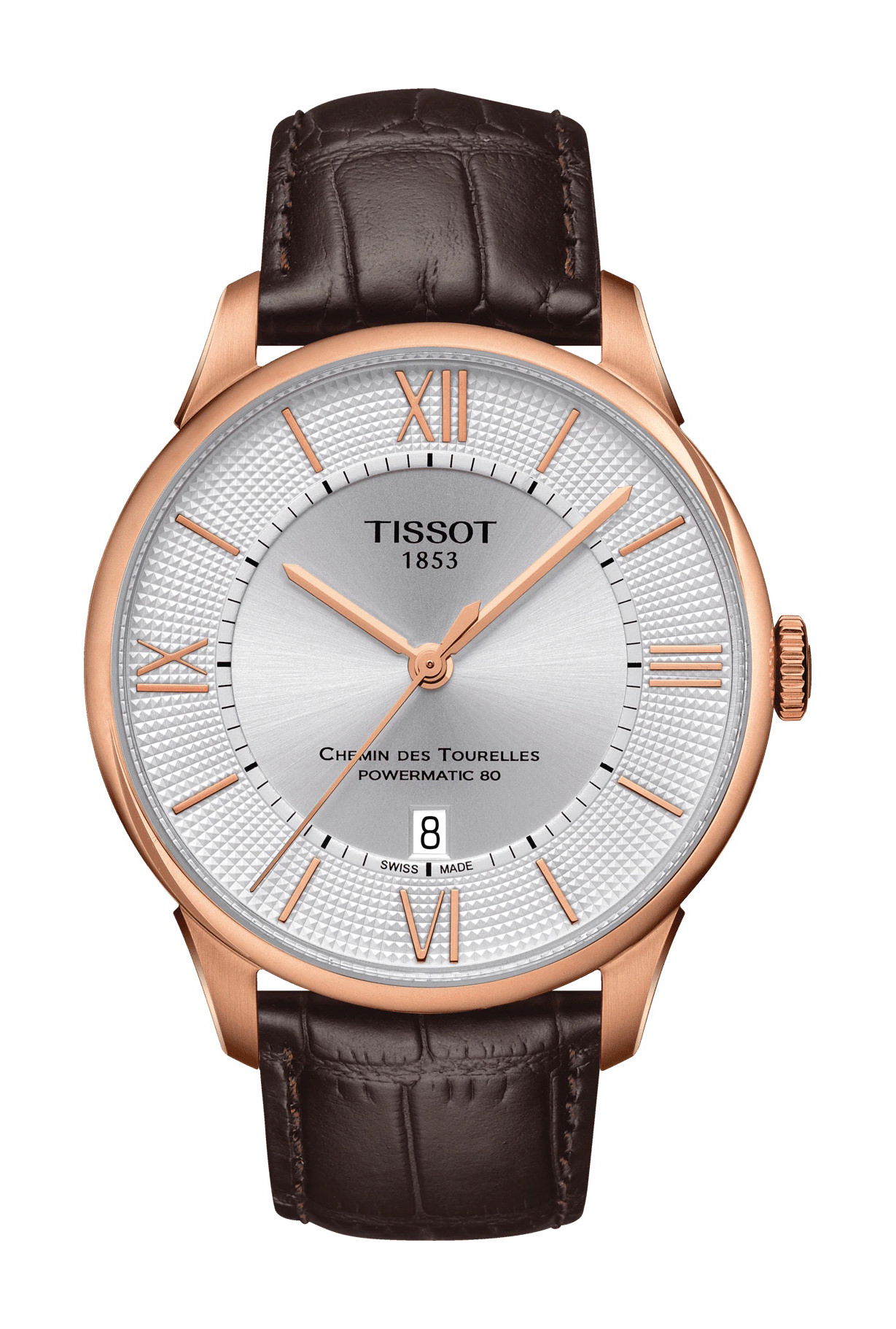 Tissot Chemin des Tourelles Powermatic 80 luxury timepiece - detailed view