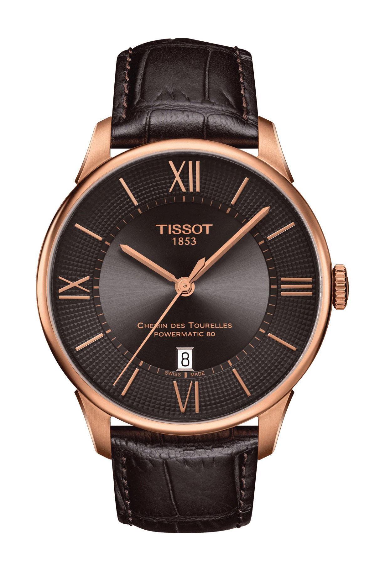 Tissot Chemin des Tourelles Powermatic 80 luxury timepiece - detailed view