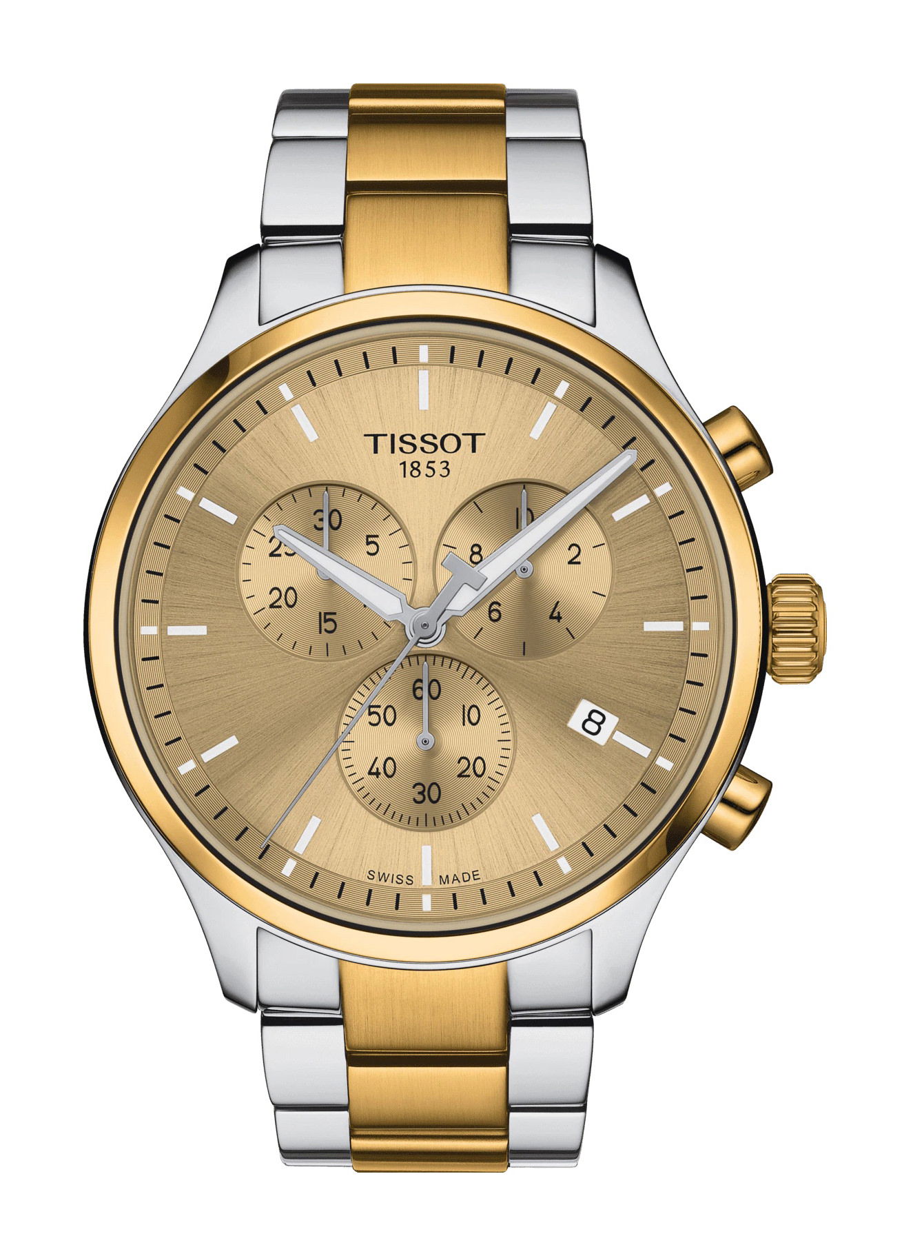 Tissot Chrono XL Classic luxury timepiece - detailed view