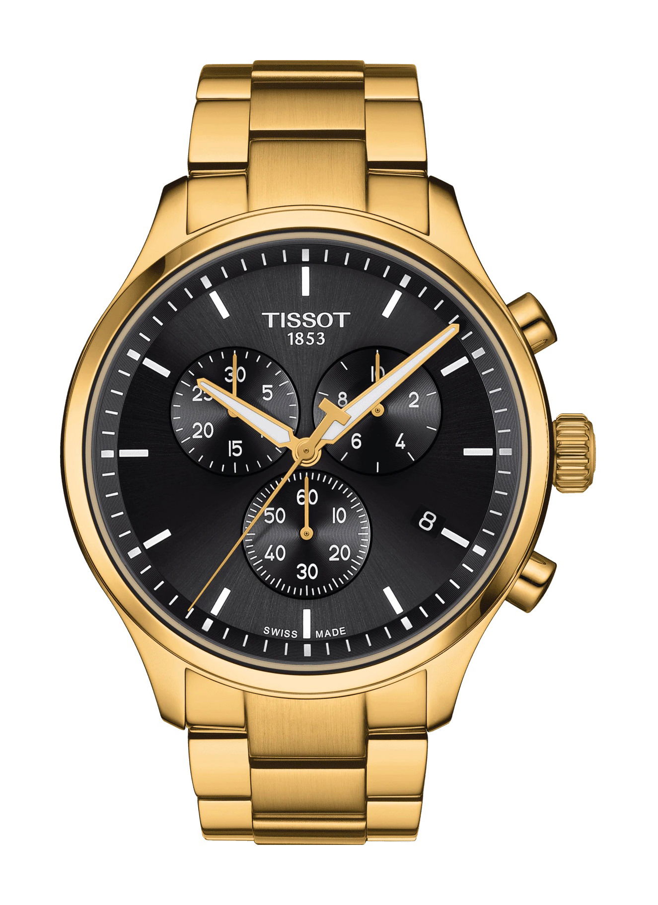 Tissot Chrono XL Classic luxury timepiece - detailed view