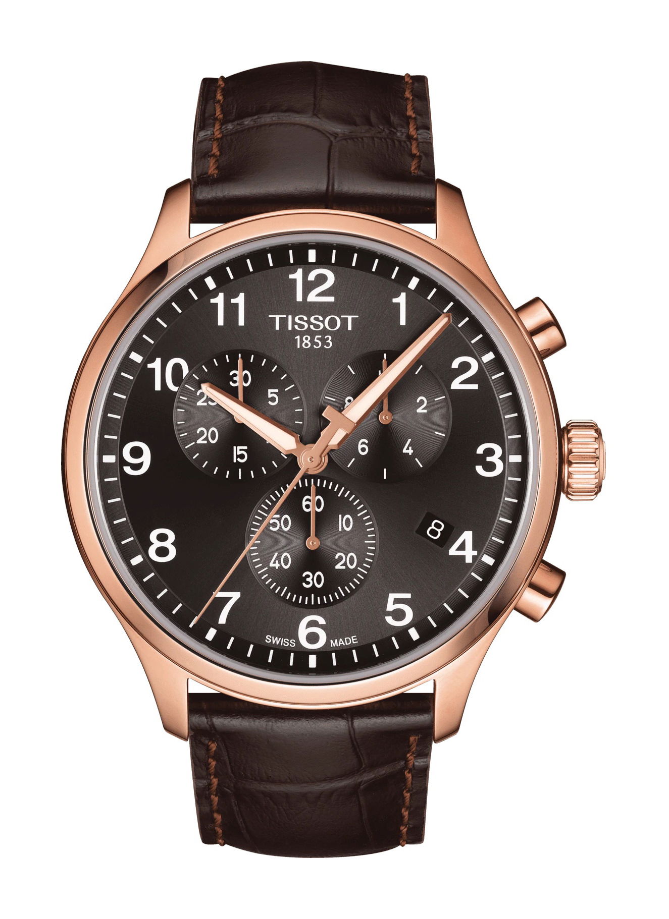 Tissot Chrono XL Classic luxury timepiece - detailed view