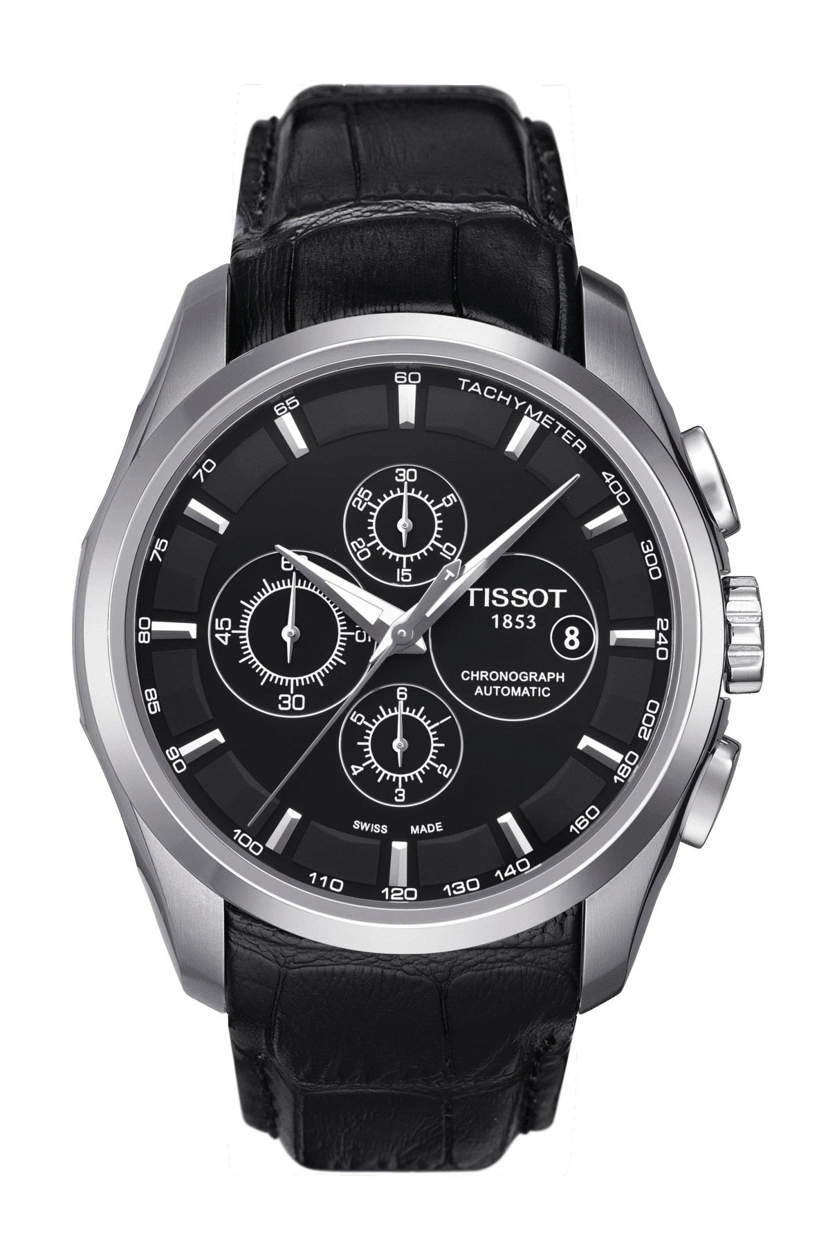 Tissot Couturier Automatic Chronograph luxury timepiece - detailed view