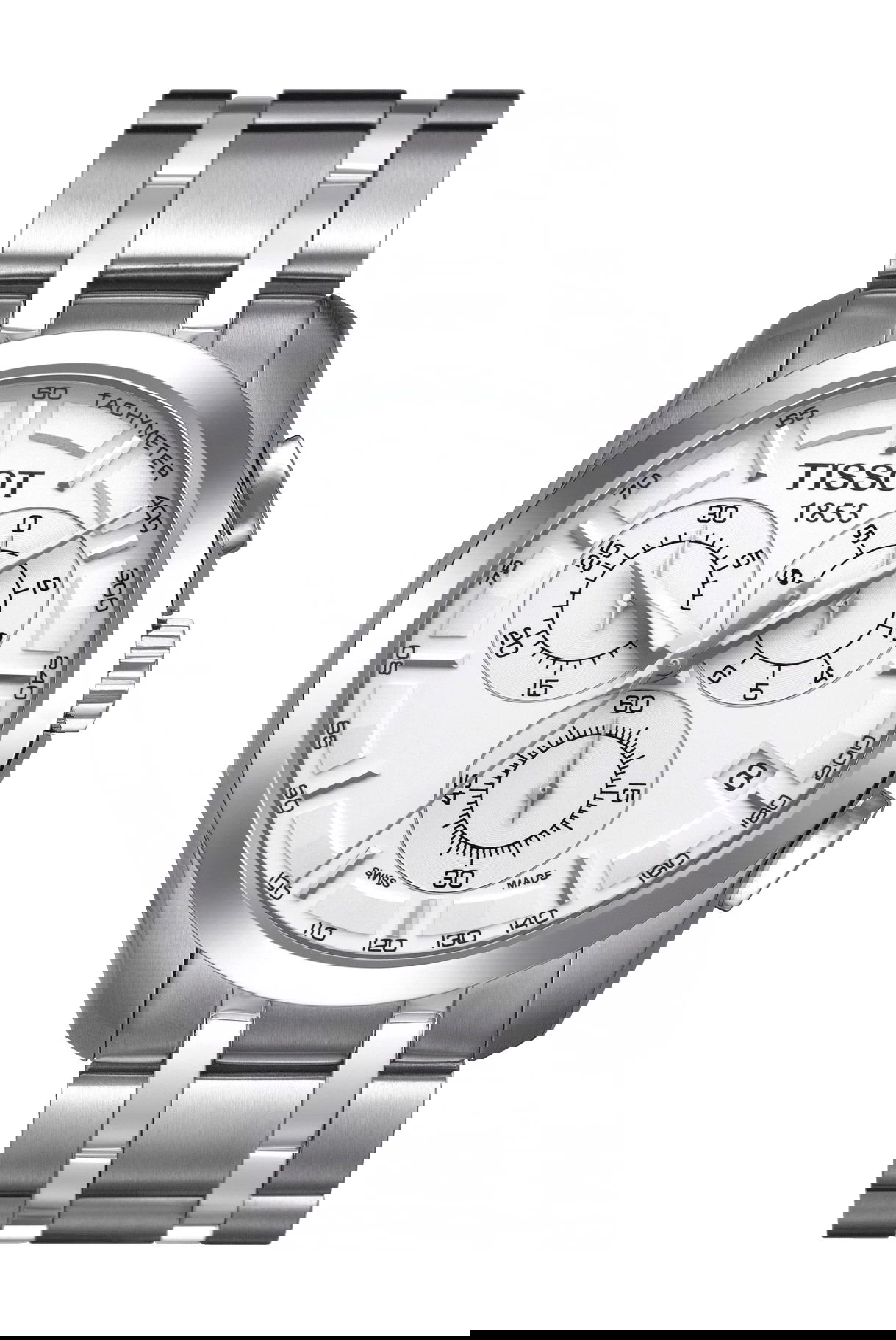 Tissot Couturier Chronograph luxury timepiece - detailed view