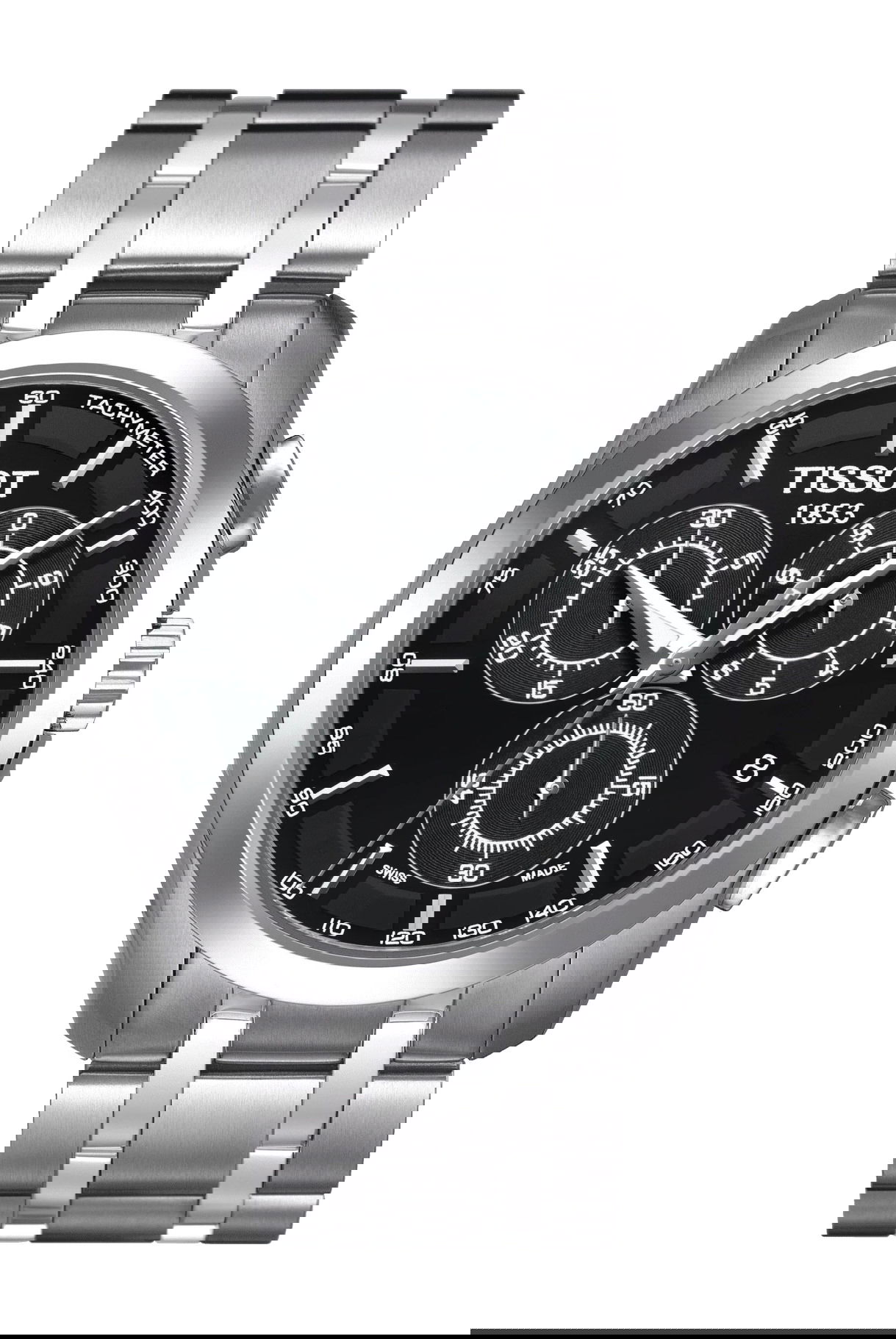 Tissot Couturier Chronograph luxury timepiece - detailed view