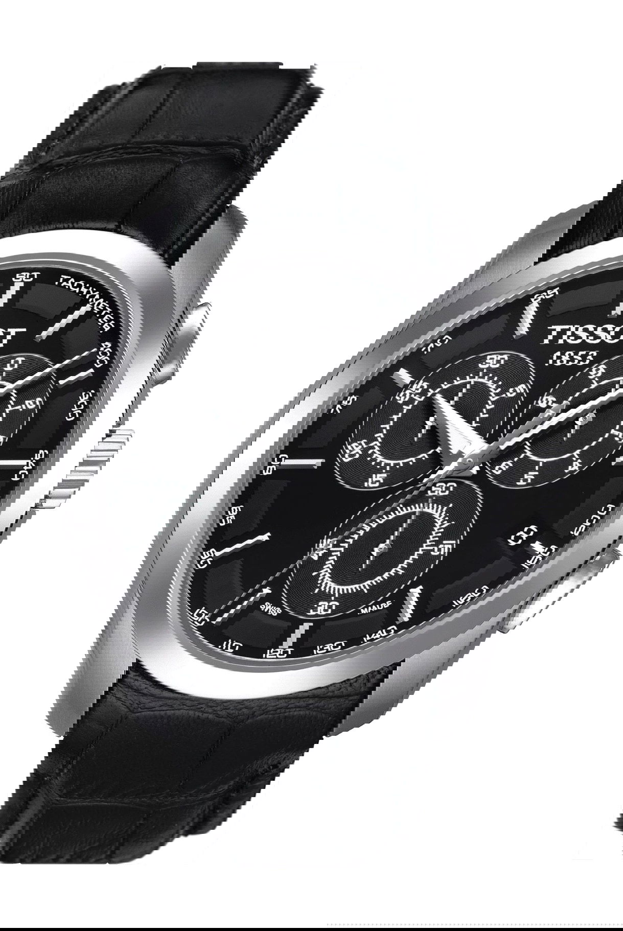 Tissot Couturier Chronograph luxury timepiece - detailed view