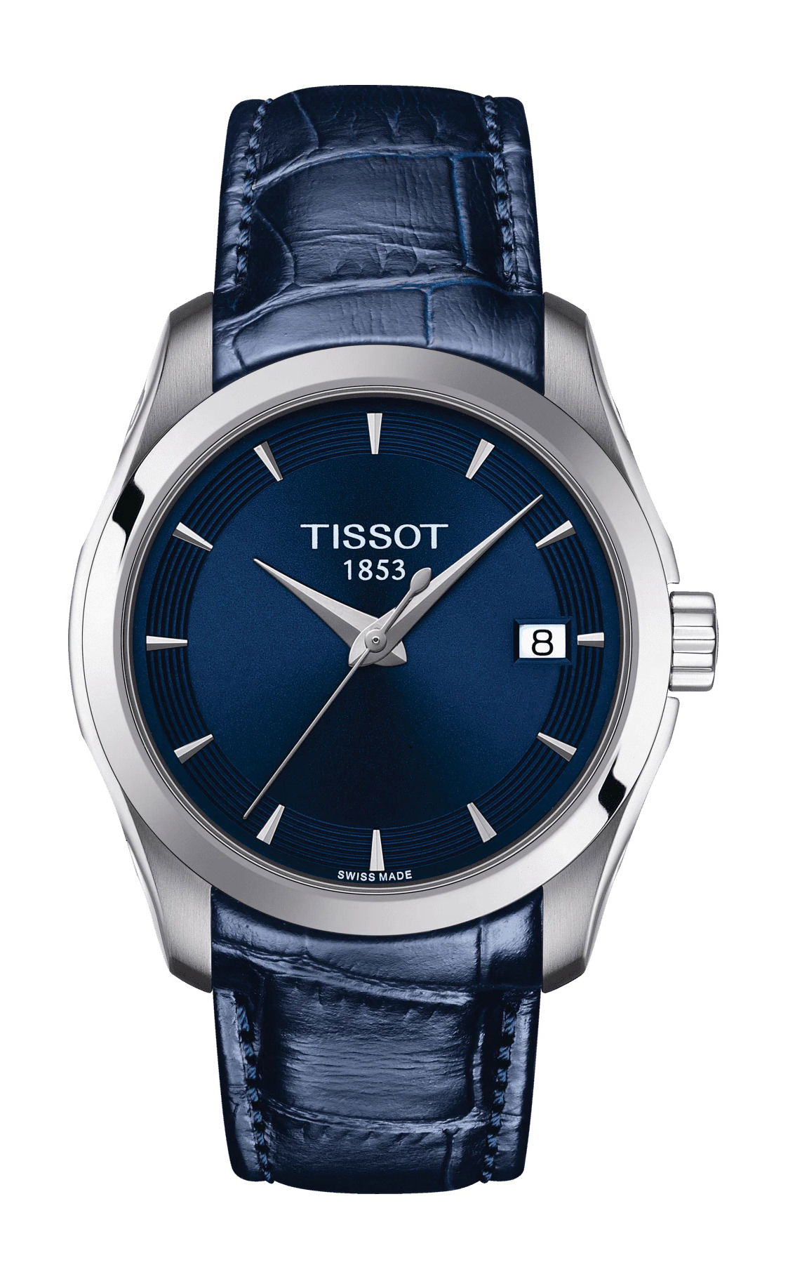 Tissot Couturier Lady luxury timepiece - detailed view