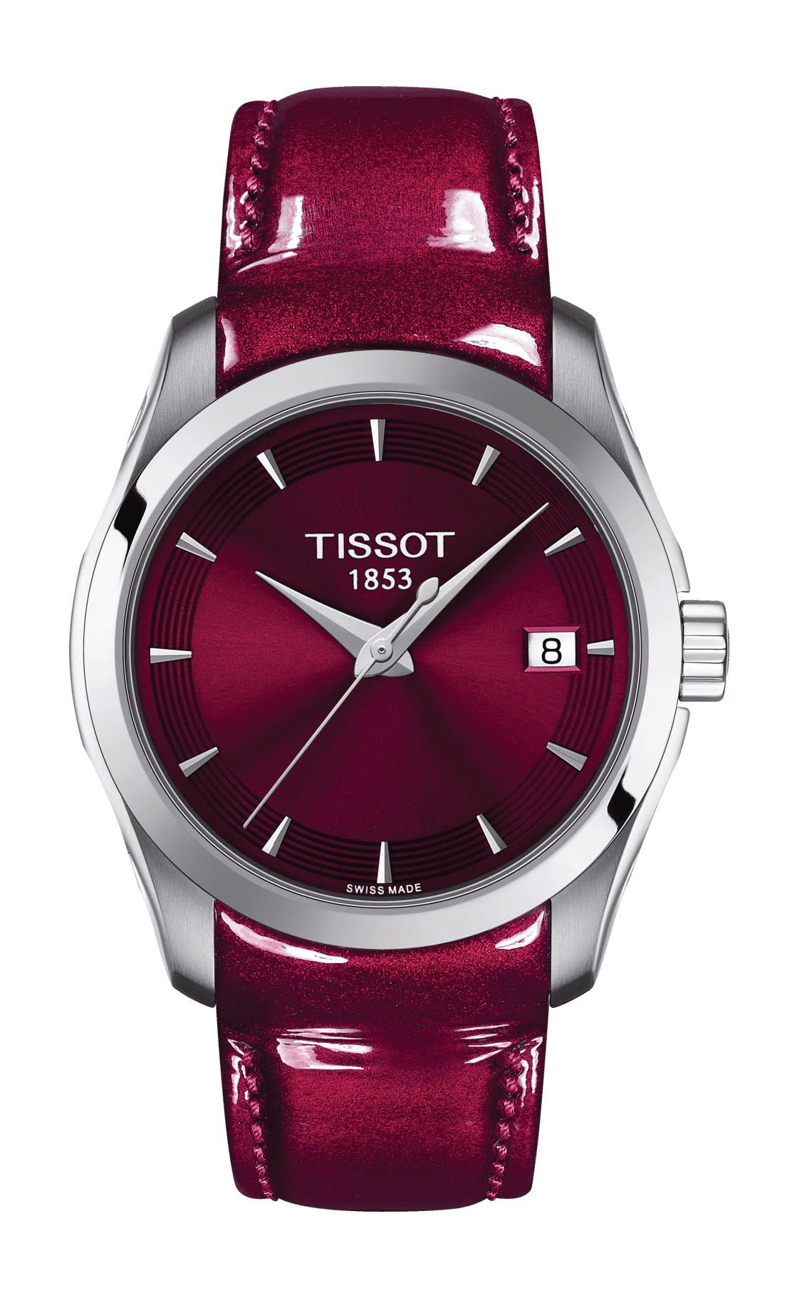 Tissot Couturier Lady luxury timepiece - detailed view