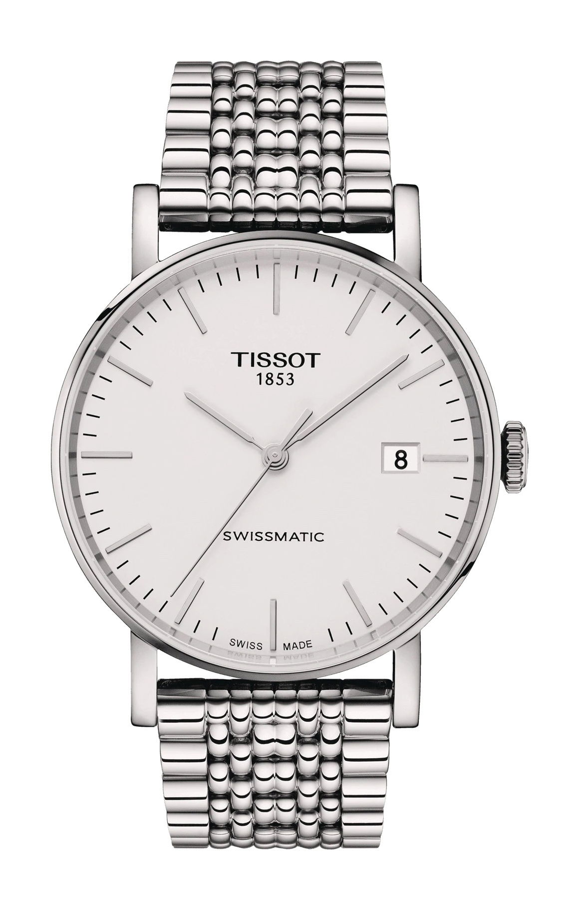Tissot Everytime Swissmatic luxury timepiece - detailed view