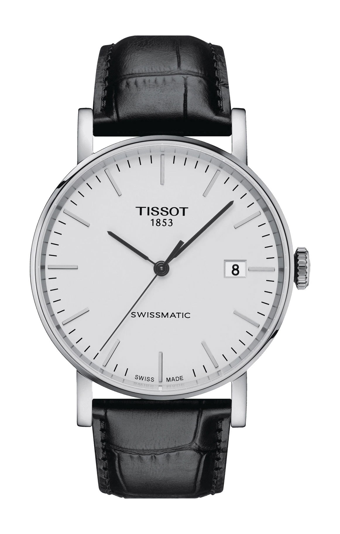 Tissot Everytime Swissmatic luxury timepiece - detailed view
