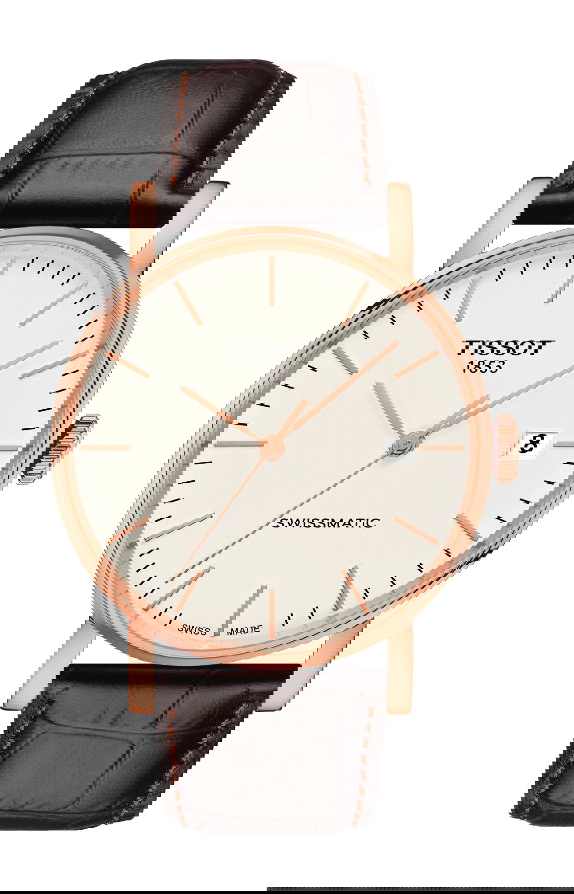 Tissot Everytime Swissmatic luxury timepiece - detailed view