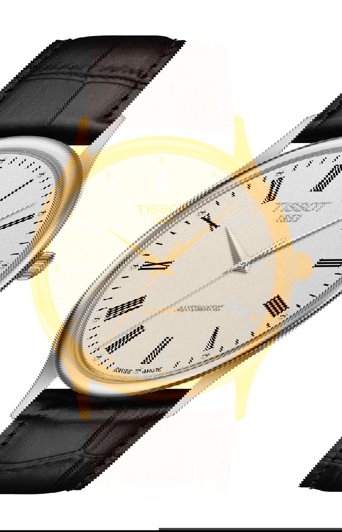 Tissot Excellence Automatic 18K Gold luxury timepiece - detailed view