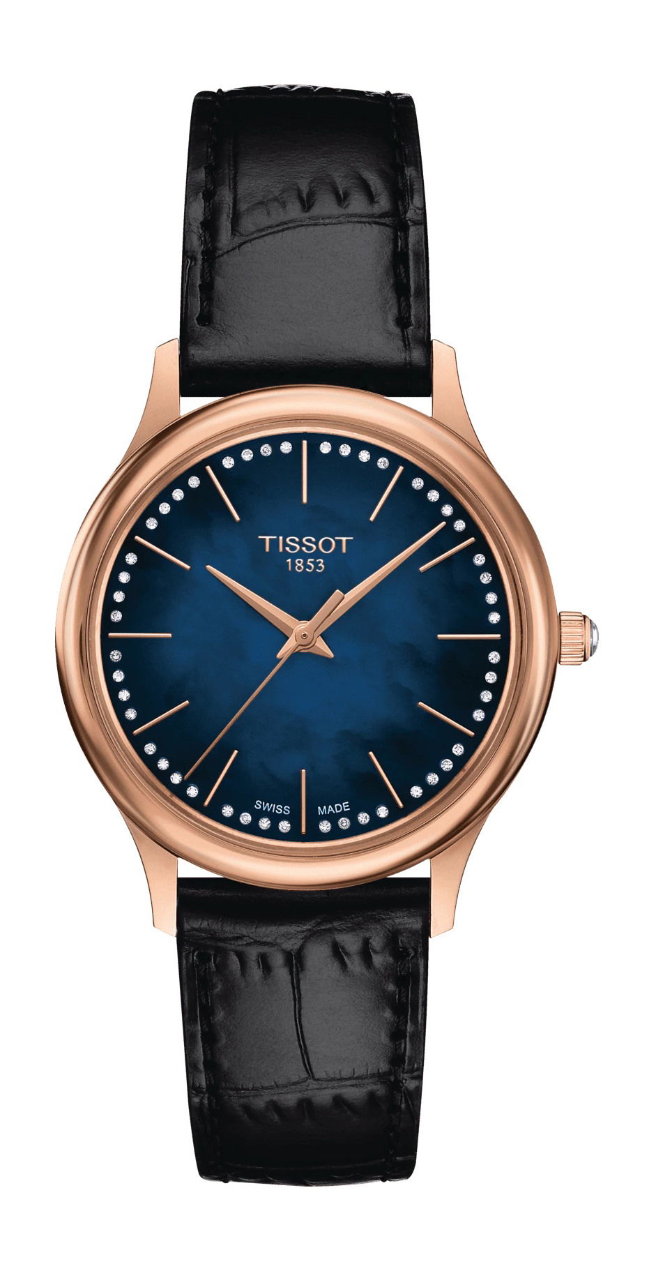 Tissot Excellence Lady 18K Gold luxury timepiece - detailed view