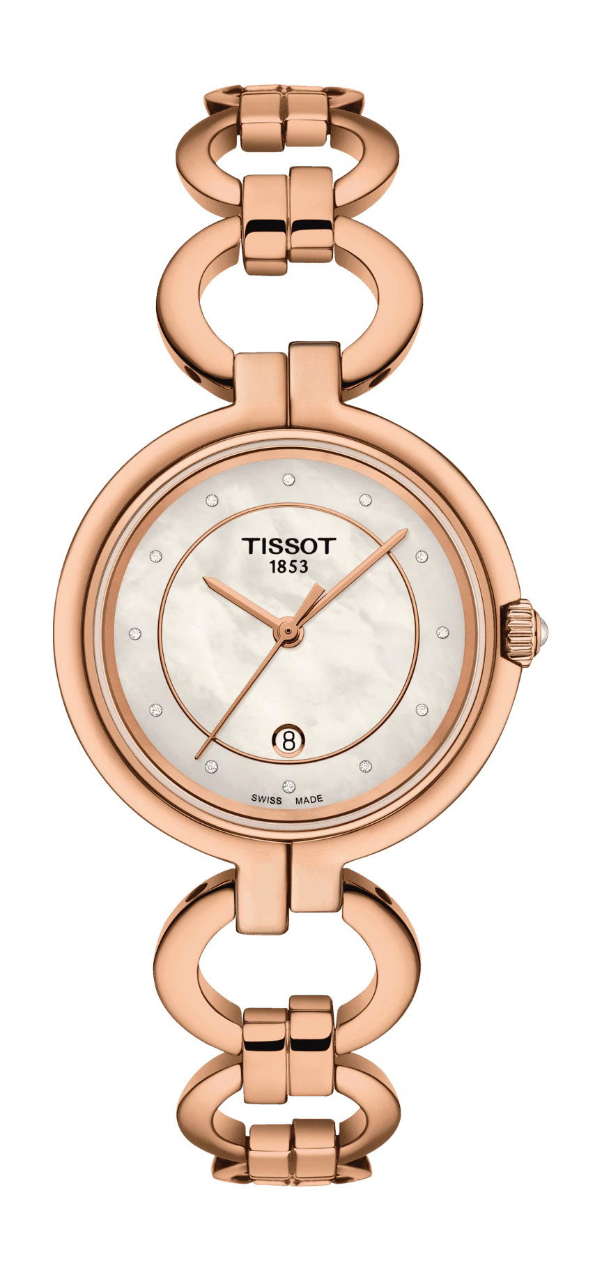 Tissot Flamingo luxury timepiece - detailed view