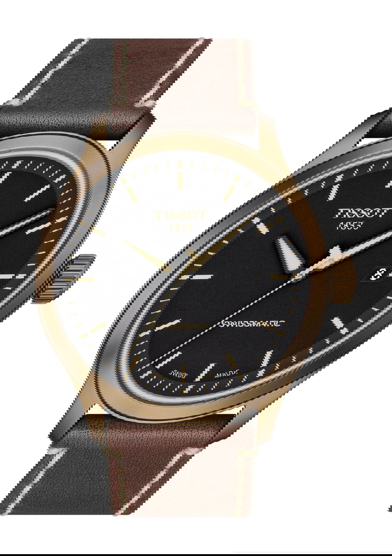 Tissot Gent XL Swissmatic luxury timepiece - detailed view