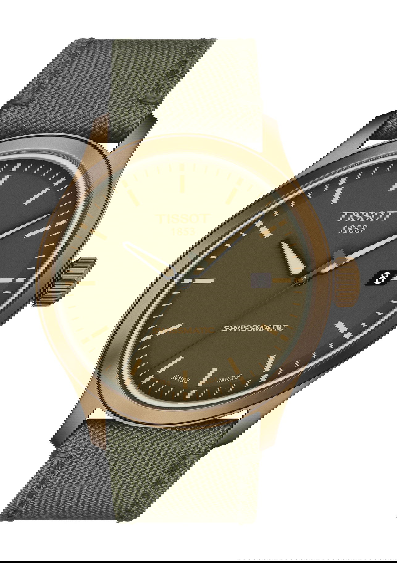 Tissot Gent XL Swissmatic luxury timepiece - detailed view