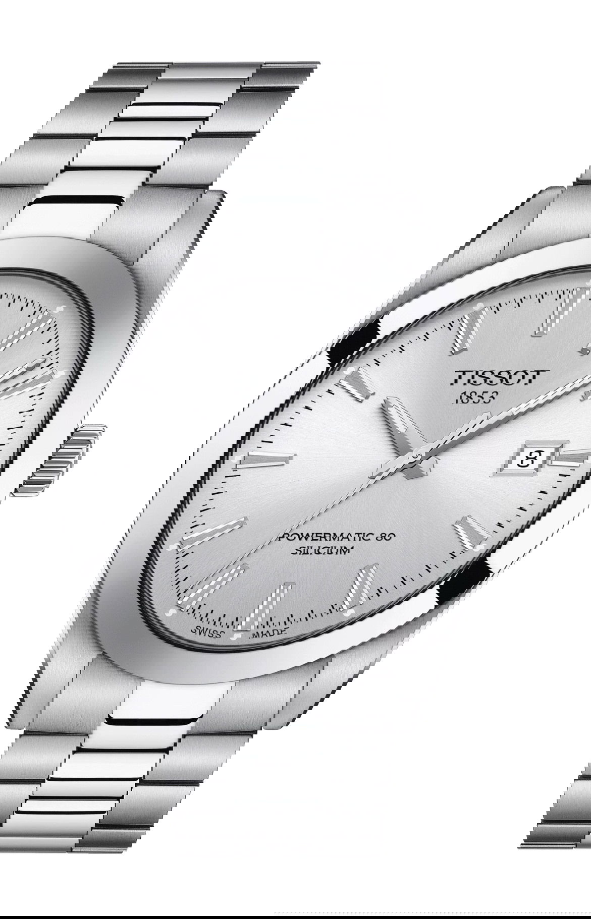 Tissot Gentleman Powermatic 80 Silicium luxury timepiece - detailed view