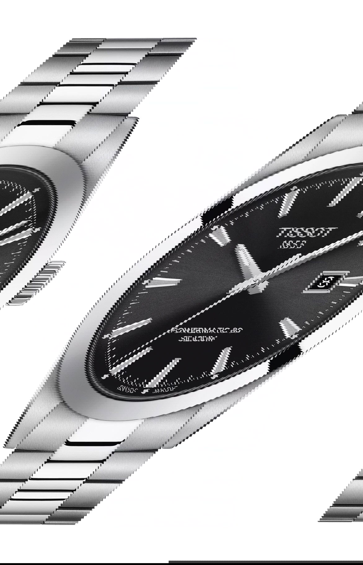 Tissot Gentleman Powermatic 80 Silicium luxury timepiece - detailed view