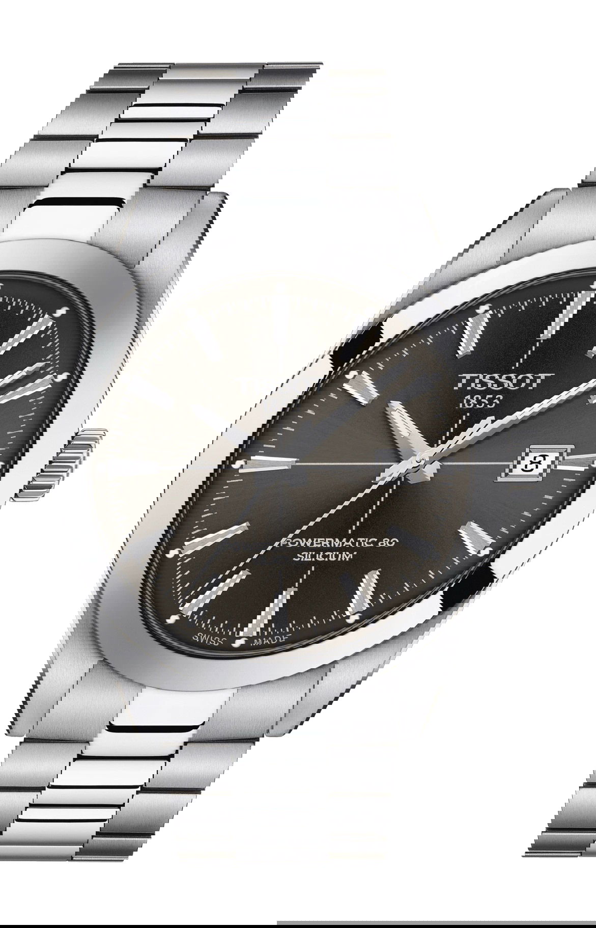 Tissot Gentleman Powermatic 80 Silicium luxury timepiece - detailed view