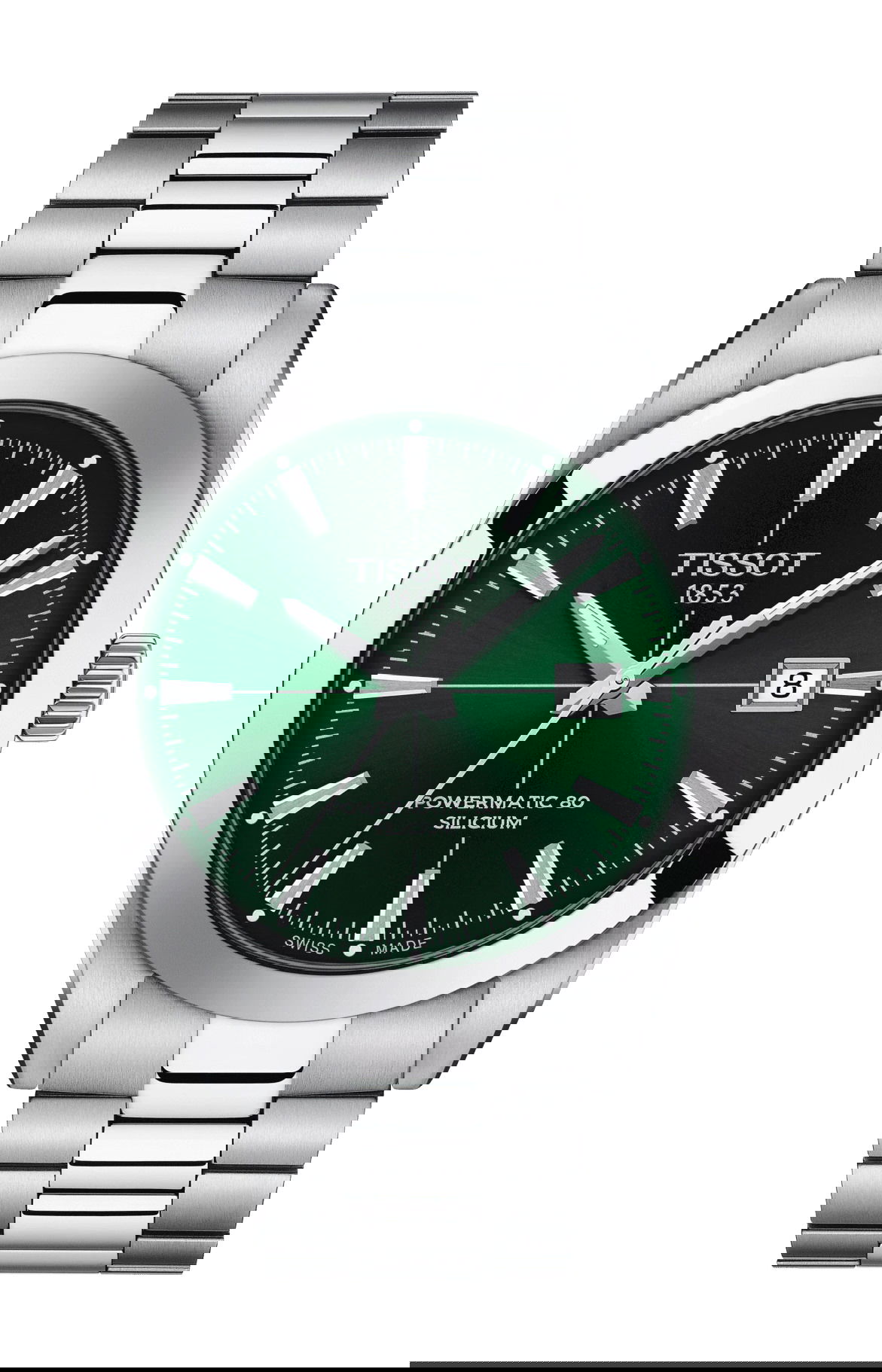 Tissot Gentleman Powermatic 80 Silicium luxury timepiece - detailed view